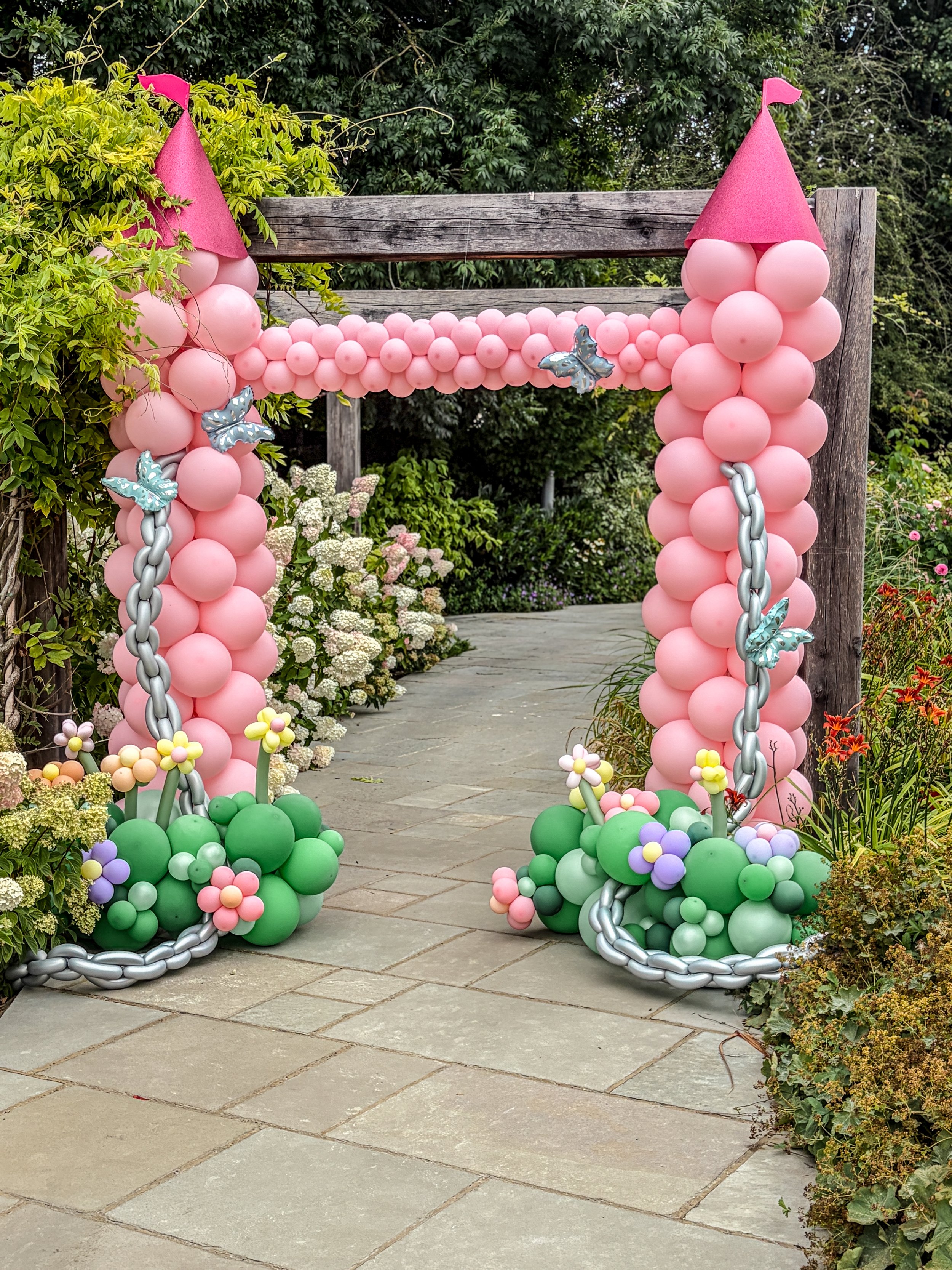 Princess Peach 5th Mario Birthday Balloon Model Character Castle
