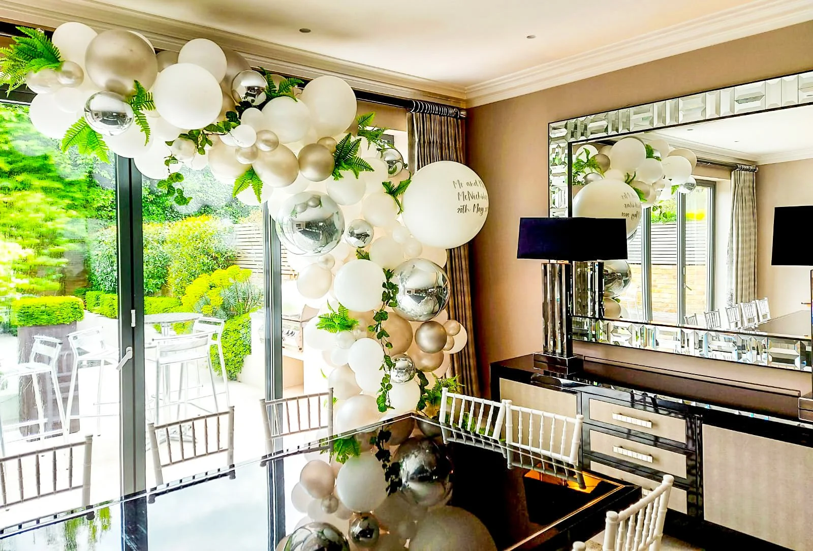 White & Silver Wedding Asymmetric Arch (5).jpg