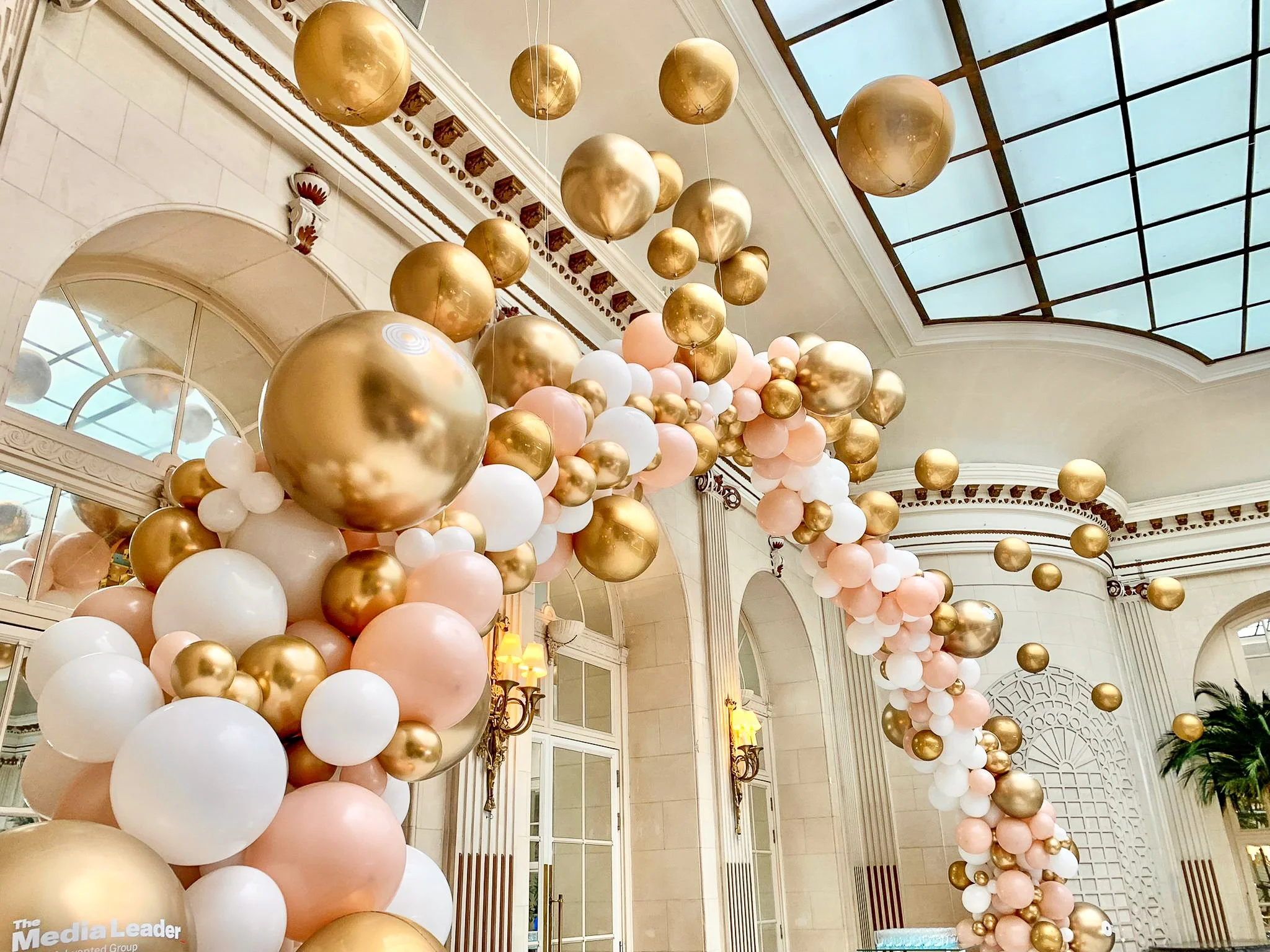 Mediatal Events - The Walforf Hilton Palm Court - Epic Arches (10).jpg