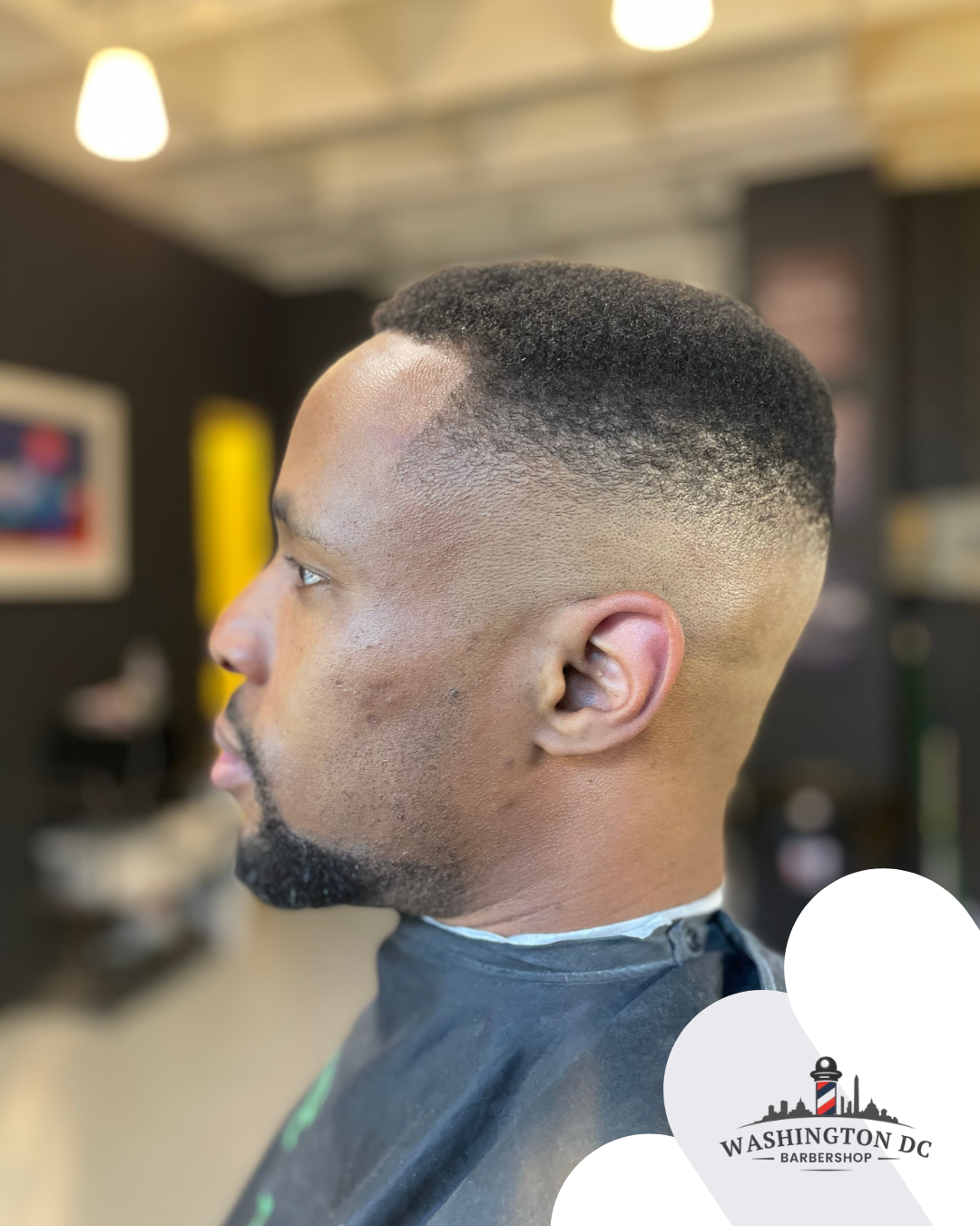 Skin Fade Haircut at the Washington D.C. Barbershop