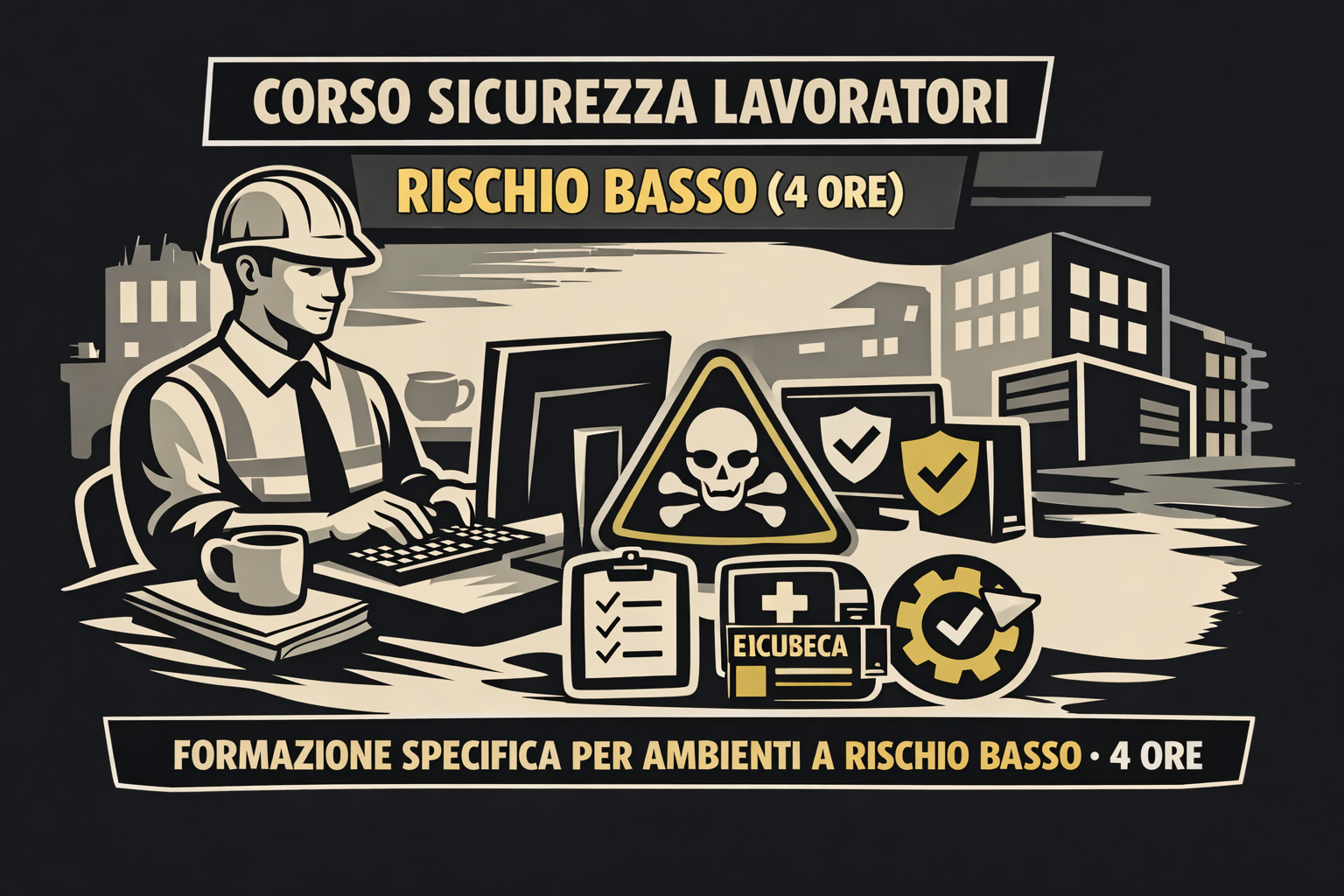 Corso Sicurezza Lavoratori - Rischio Specifico Basso (4 Ore)