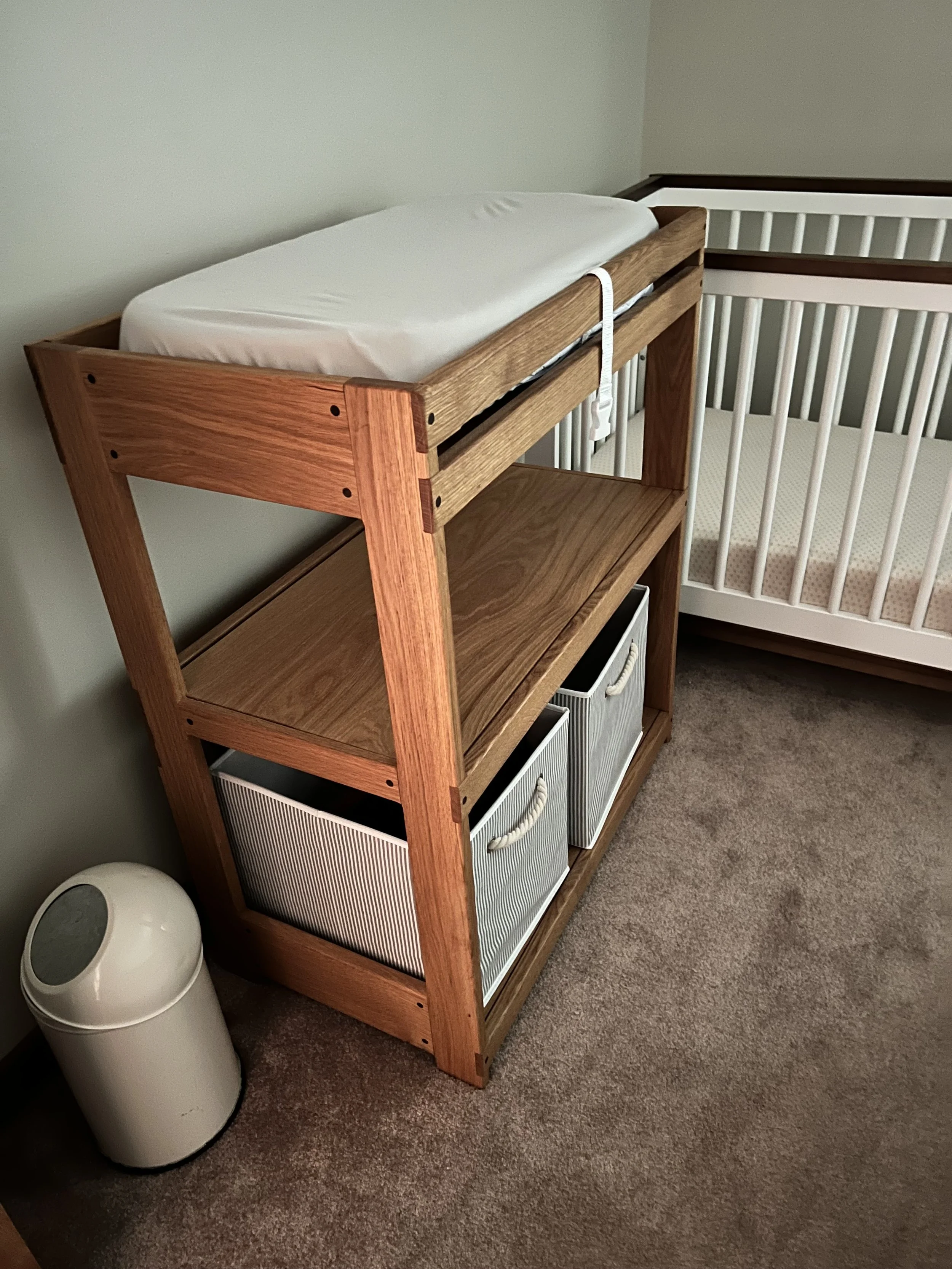changing Table - White Oak