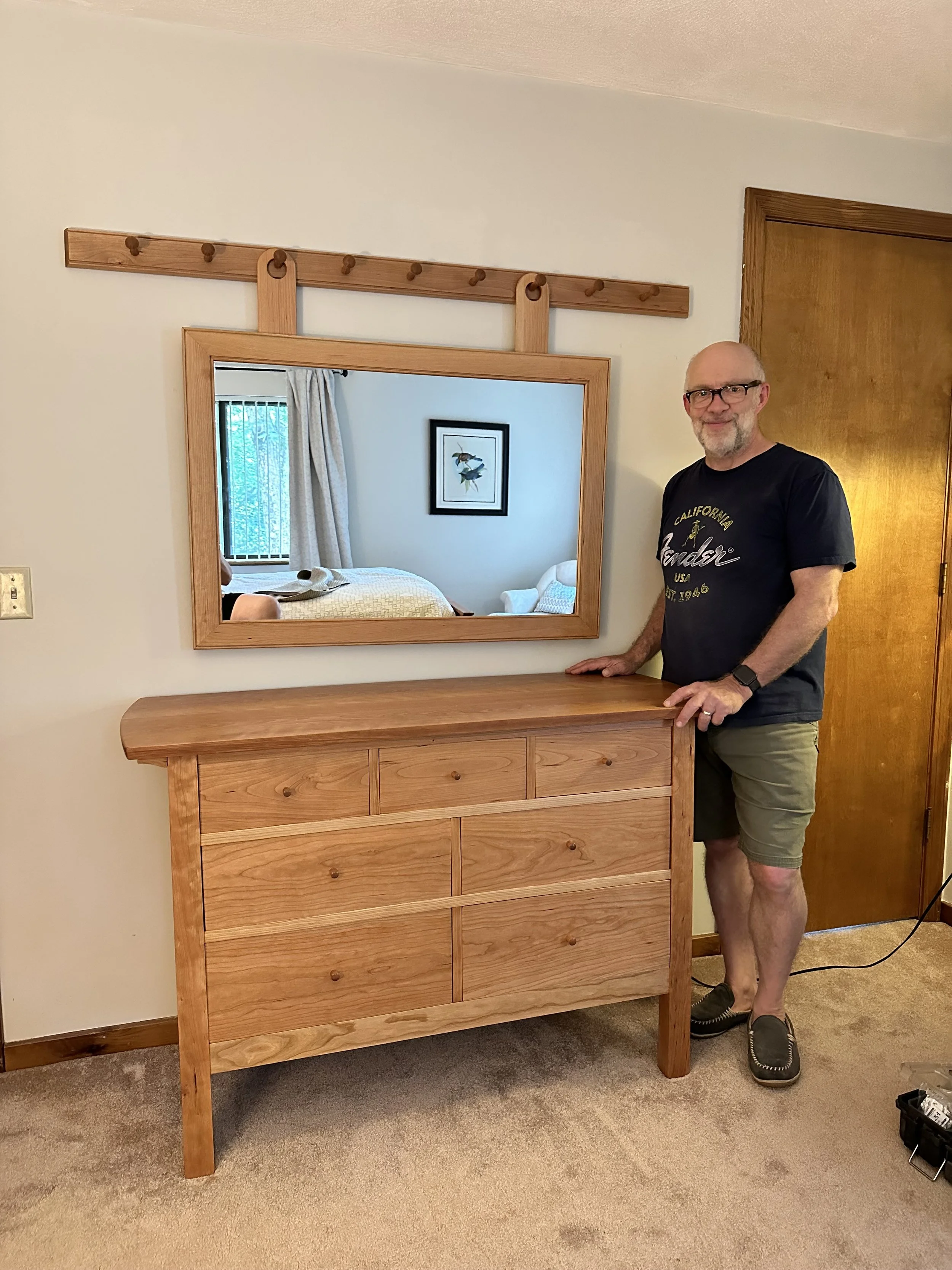 Shaker Dresser and Mirror - from a plan