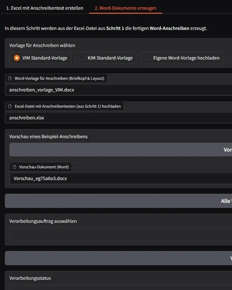 Roland Schwarzer: Automatisierte Anschreiben