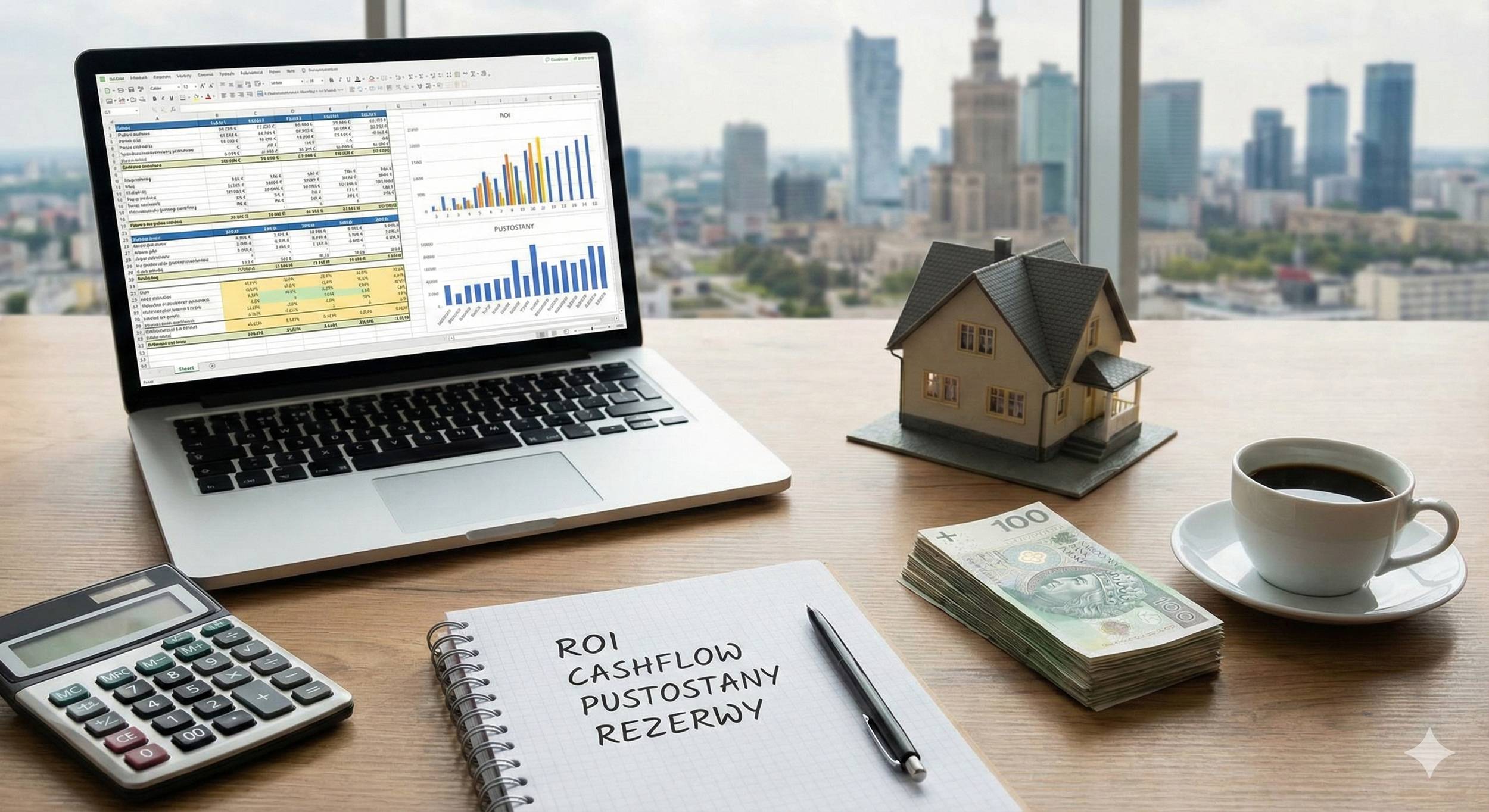 Jak policzyć opłacalność inwestycji w mieszkanie na wynajem (ROI, cashflow, pustostany, rezerwy)?