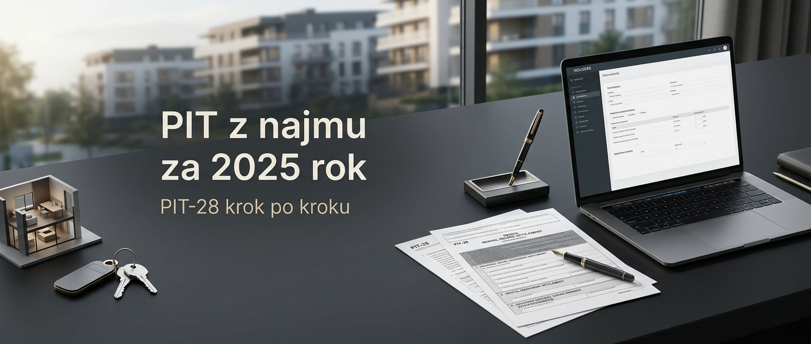 PIT z najmu za 2025 rok – jak złożyć PIT-28 krok po kroku