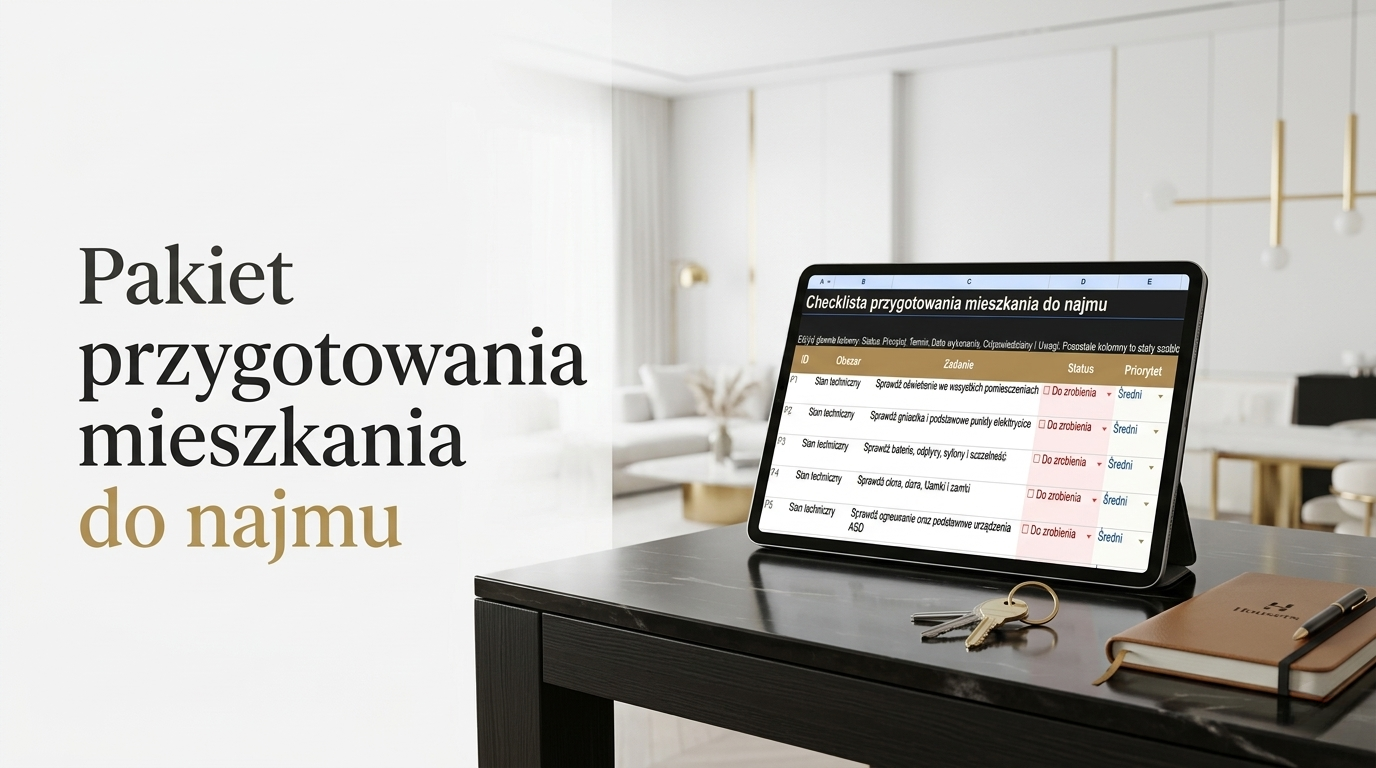 Pakiet przygotowania mieszkania do najmu