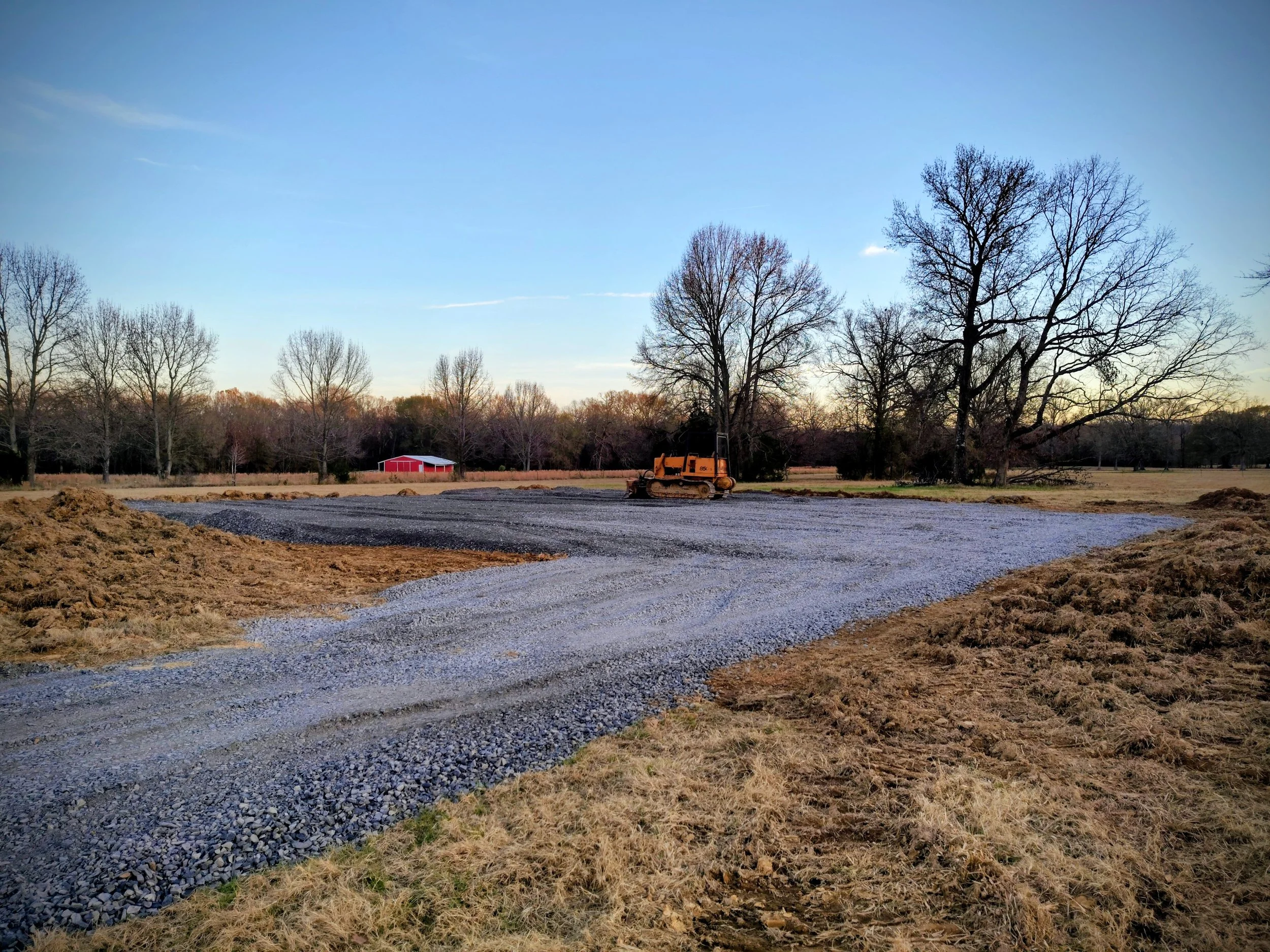 Gravel Spreading