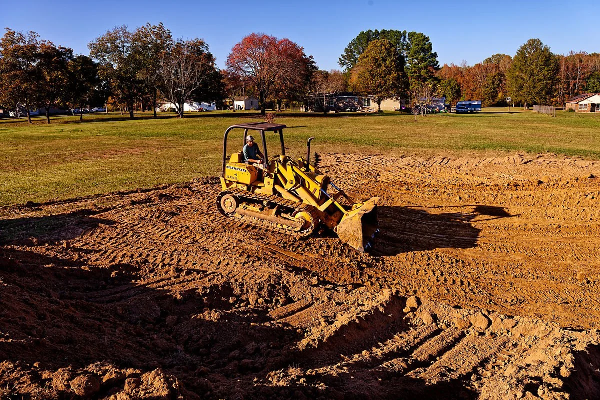 Faulkner County Construction Pad Installation