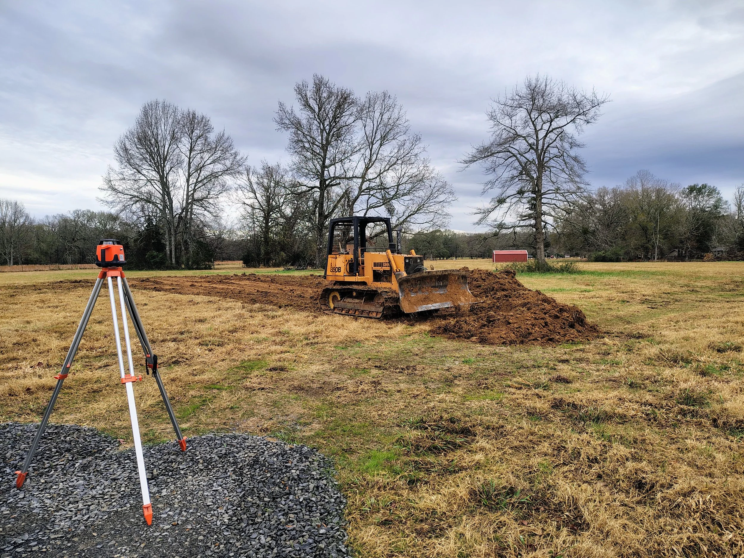 Grading & Lot Preparation - House & Shop Pad - Hickory Hill Dirtworks