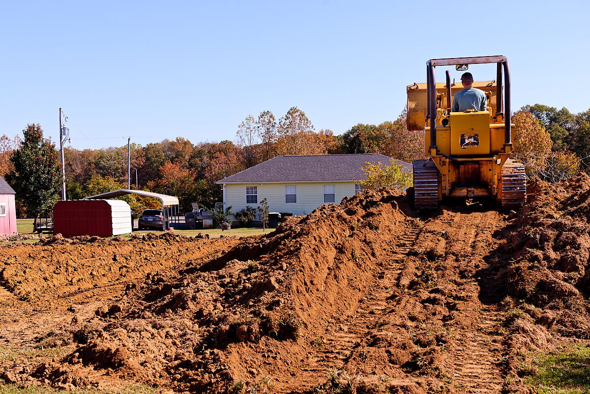 Foundation excavation in Vilonia, AR