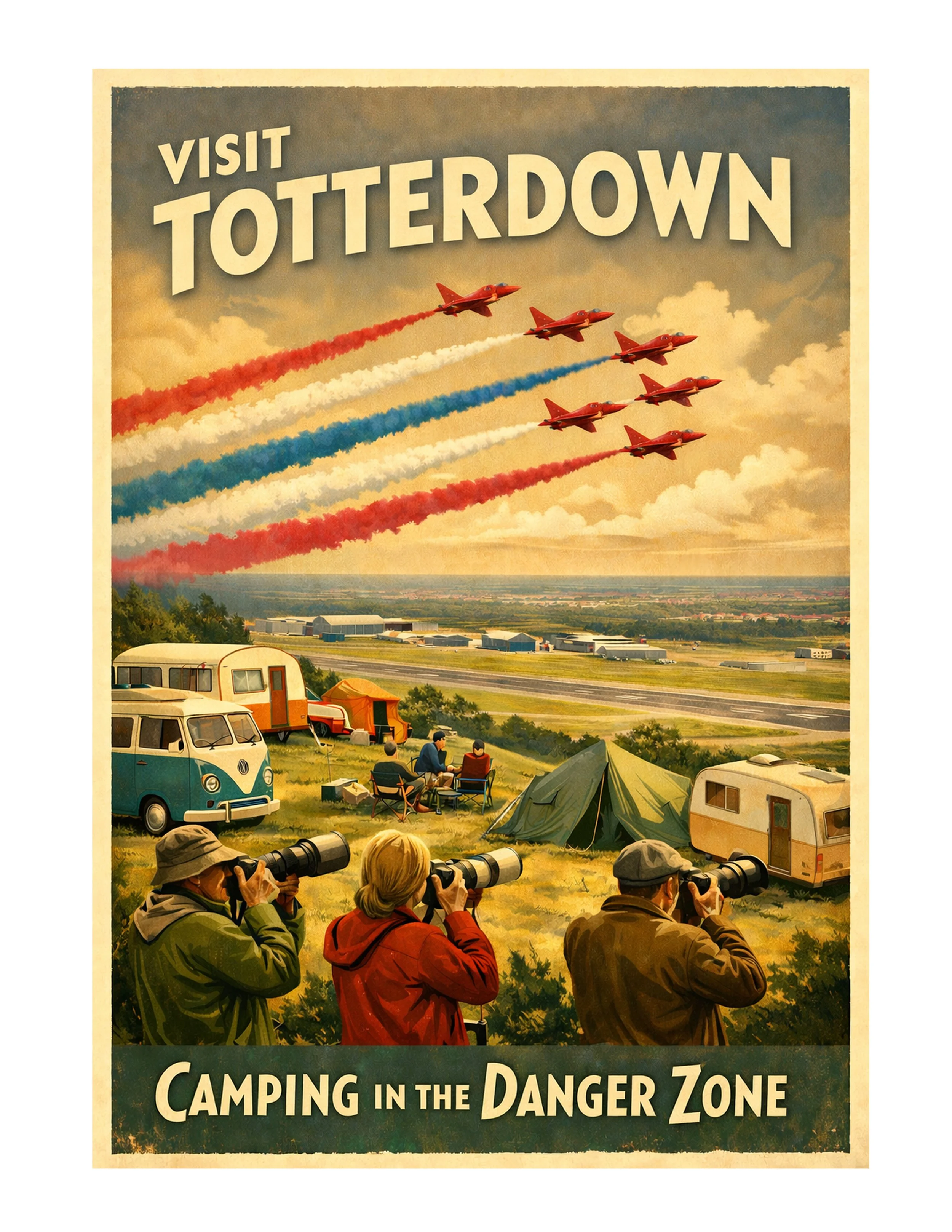 Totterdown Vintage Poster A1
