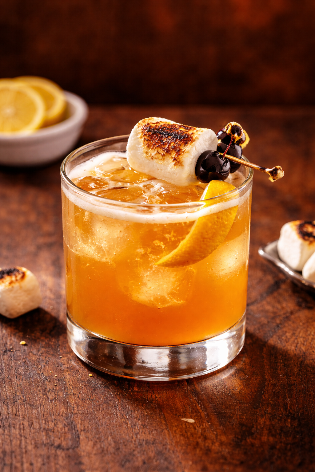Toasted Vanilla Amaretto Sour
