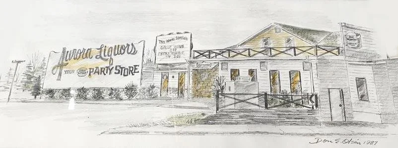 Aurora Liquors original store