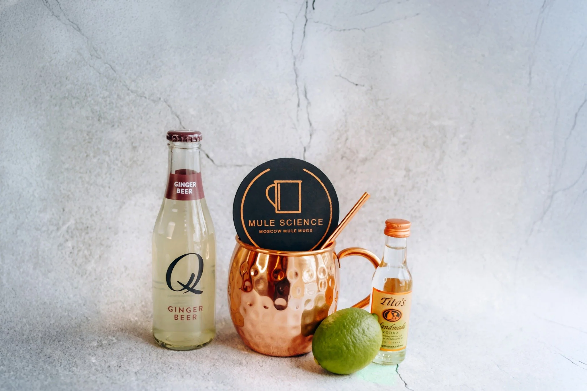 Moscow Mule Cocktail Kit With Copper Mug