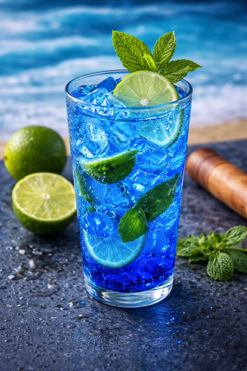 Blue Wave Mojito