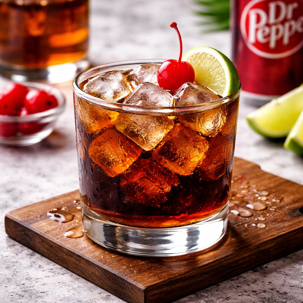 Dr Pepper and Rum