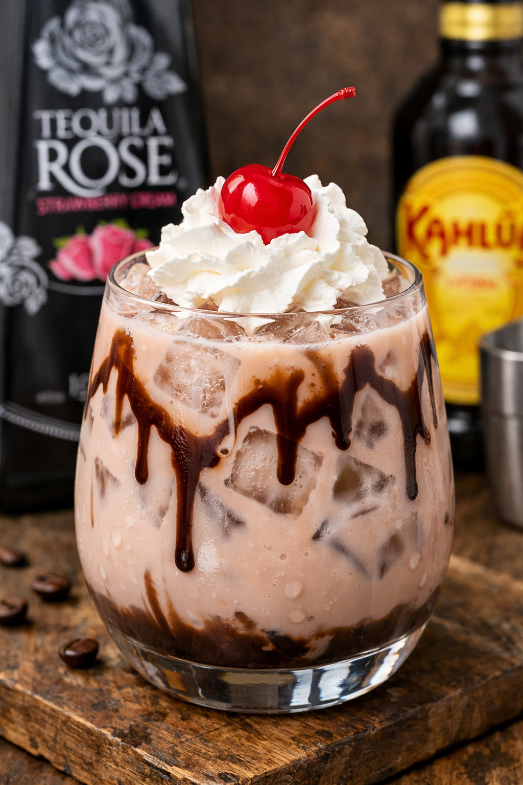 Cocktail kit called Tequila Rose Mudslide available at the Wisconsin Liquor Store Aurora Liquors