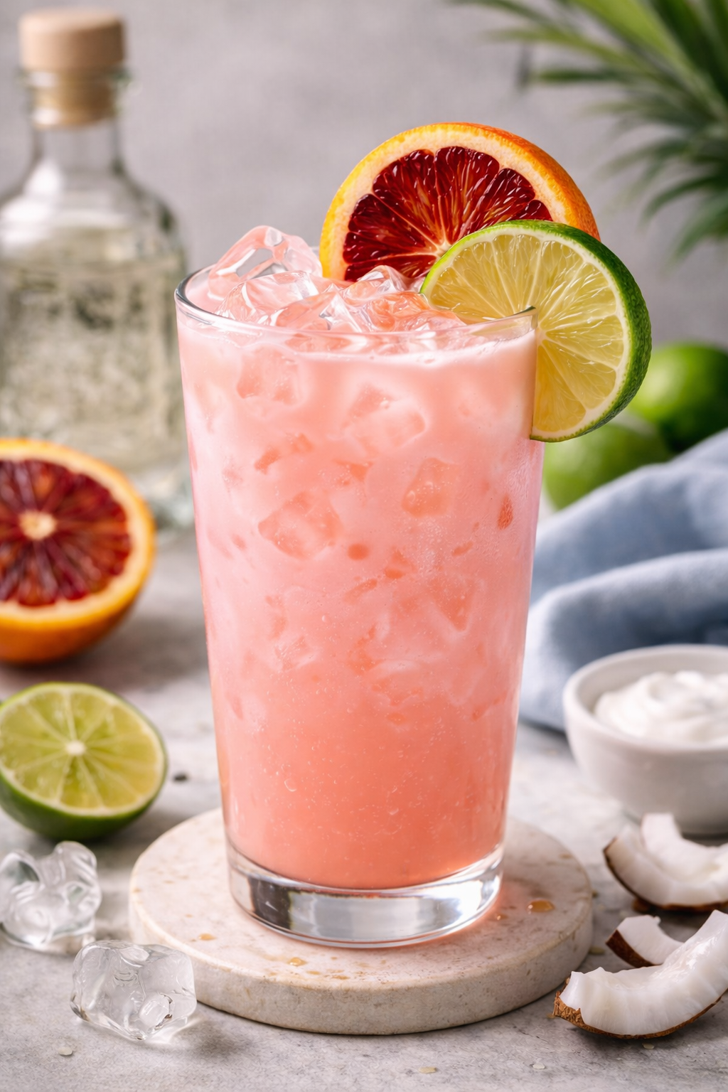 Blood Orange Coconut Margarita
