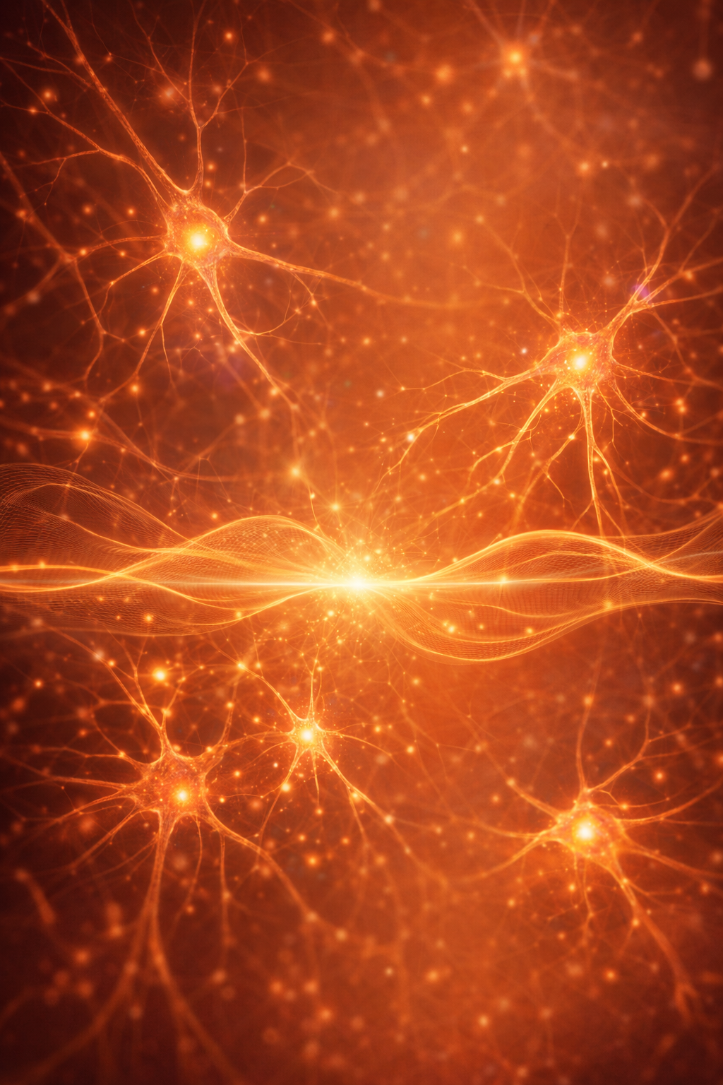 Neural network illustration for the neuroscience of psychedelic integration
