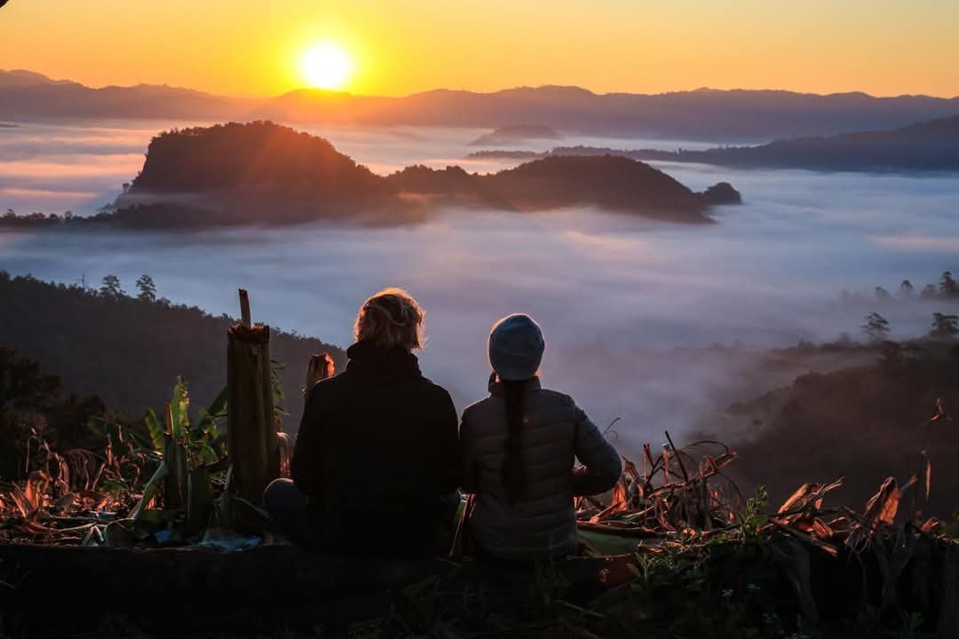 Sunrise over water, from André Laubner’s own journey
