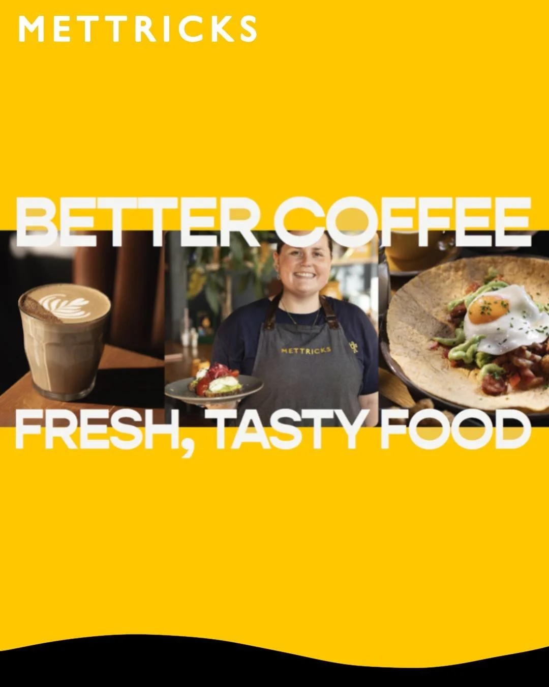 Did you know Mettricks founder Spencer made his very first coffee on an espresso machine aged 17, back when our WestQuay spot was the John Lewis caf&eacute;?

Twenty years later, it's his great grandparents' name on the counter 💛

Come for the coffe