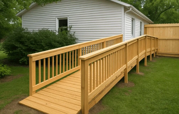 Professionally designed custom designed wheelchair ramps.