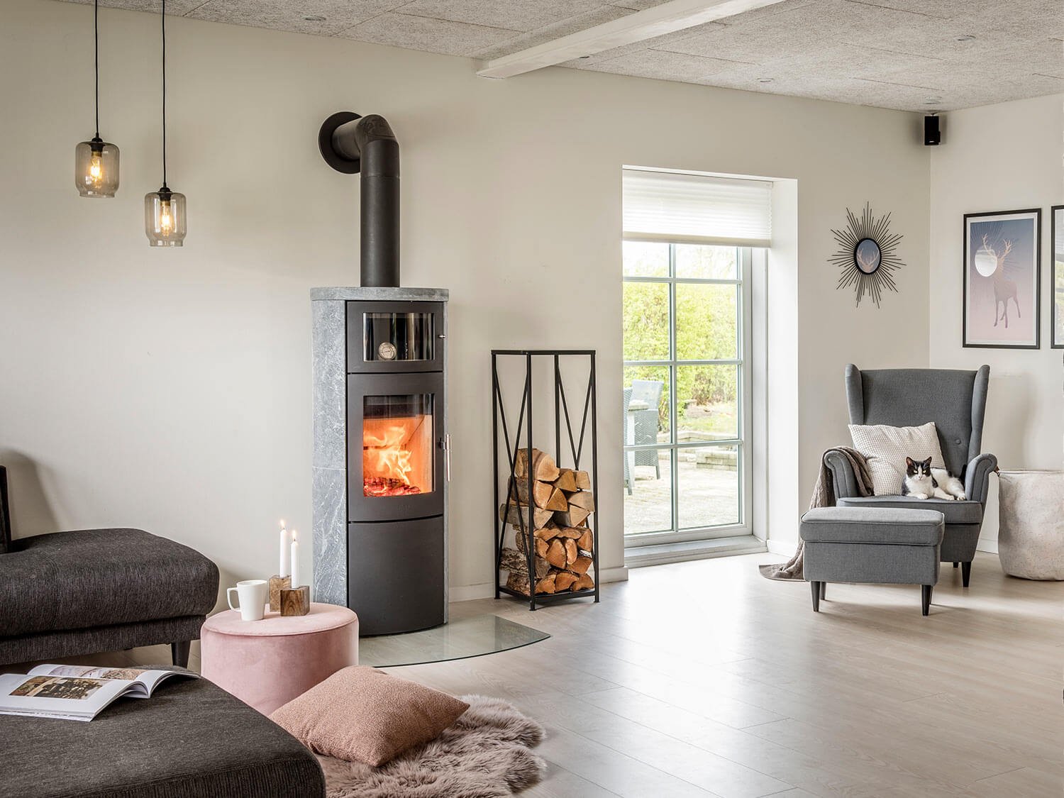 Kaminofen mit Backfach Heta SL820 mit Speckstein – im Kaminstudio Hennef für Bonn und Umgebung