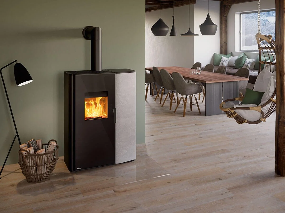 Moderne Pelletöfen und Kombiöfen bei Kaminwelt Hennef – Effiziente Hybridtechnik von Rika