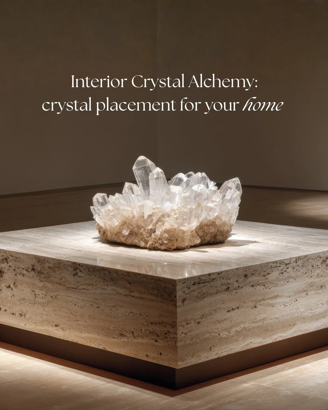 For spaces that are craving fresh energy&hellip; 

My new Interior Crystal Alchemy offering is a bespoke, intuitive process that brings balance and flow into your home. Crystals are placed with intention to help your space support you through change,