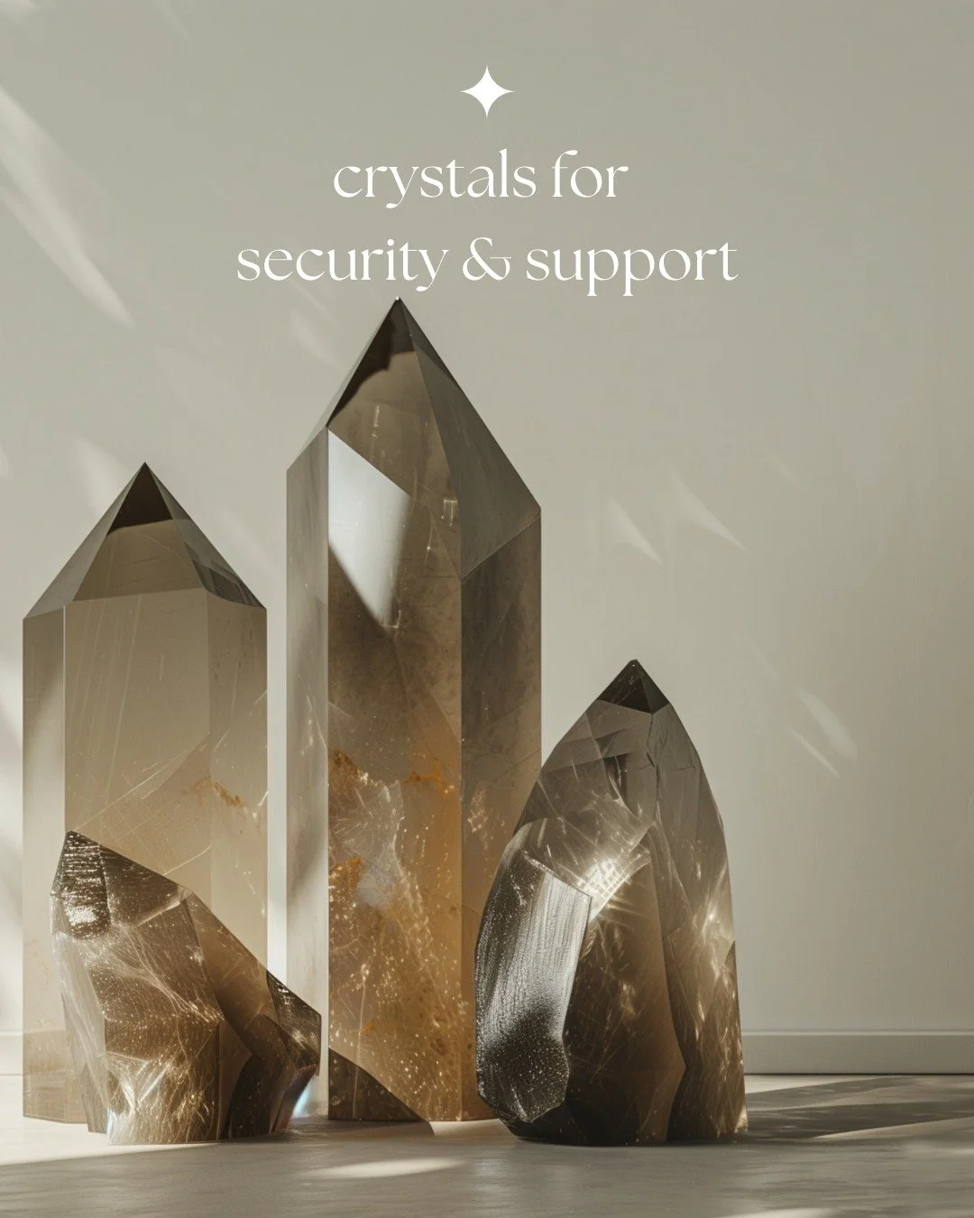 Feeling grounded starts from within. 

These crystals offer stability, reassurance and energetic support when you need it most. They help anchor your field, restore balance and provide a quiet sense of security as you navigate life&rsquo;s shifts. 

