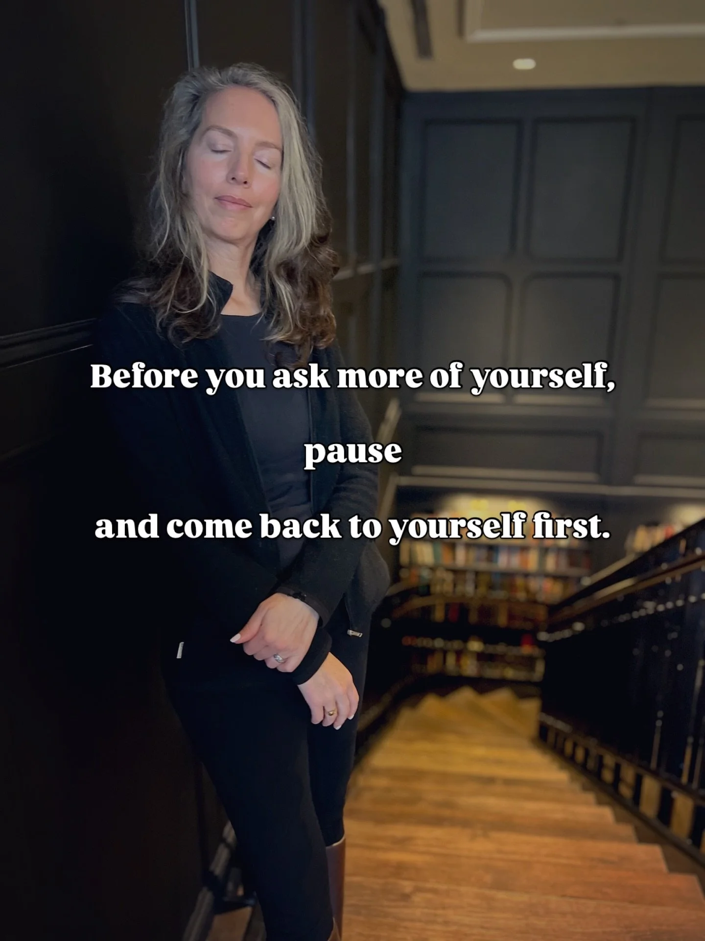 Before you ask more of yourself, pause and come back to yourself first.

We have been taught to respond to pressure with more effort.

Be stronger.
Do more.
Keep going.
Figure it out.

But there comes a point when more effort doesn&rsquo;t work.

It 