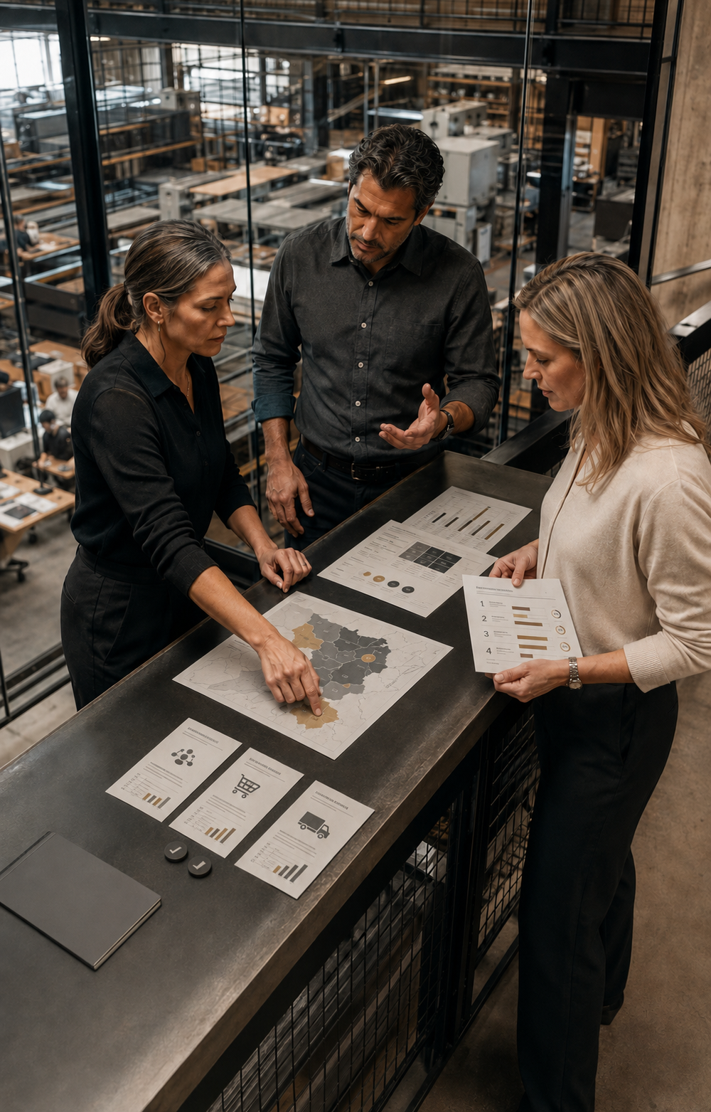 Professionals translating strategic choices into an operating plan