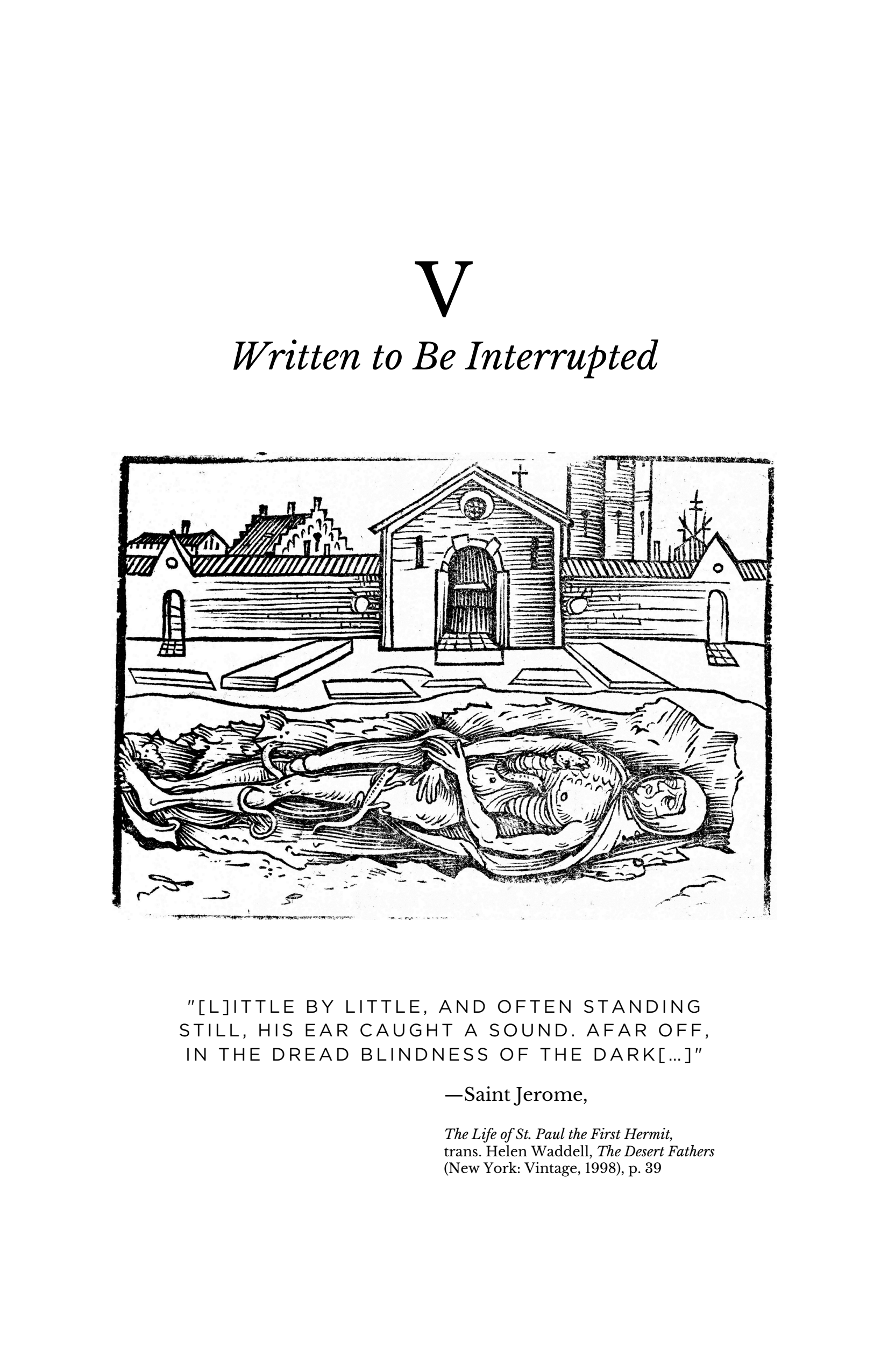 Jono Borden - Prologue to an Echo (Chapter V Title Page)