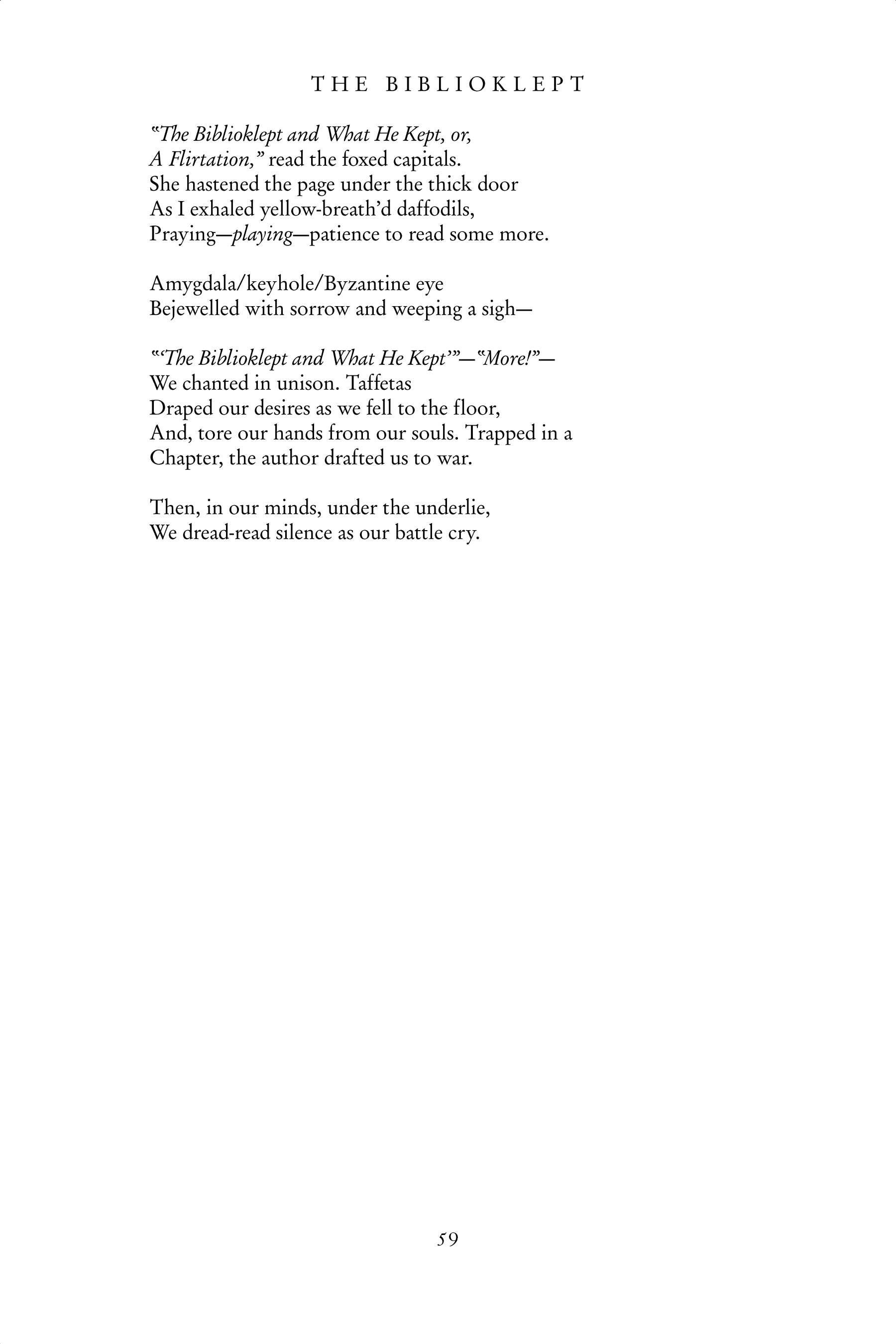 Jono Borden - Simple Simony (Poem - The Biblioklept)