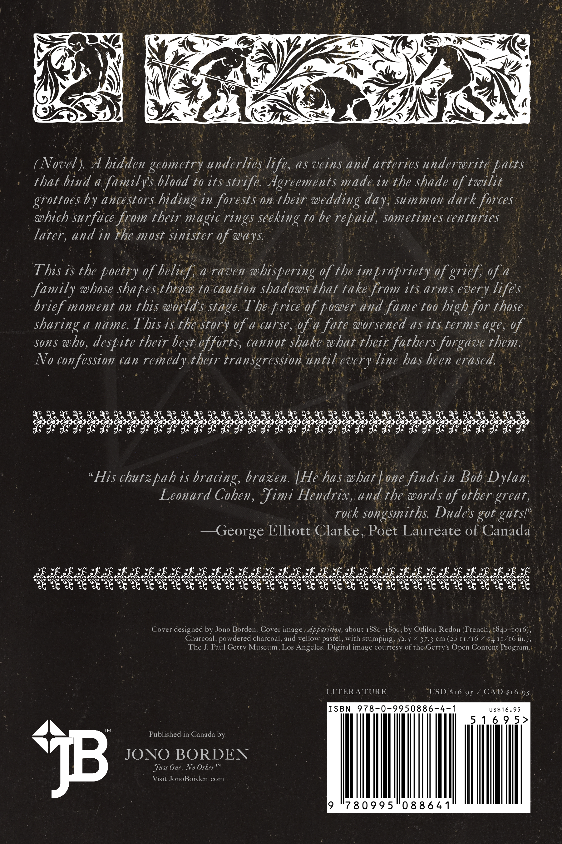 Jono Borden - Where the Willow Does Not Weep (Back Cover)