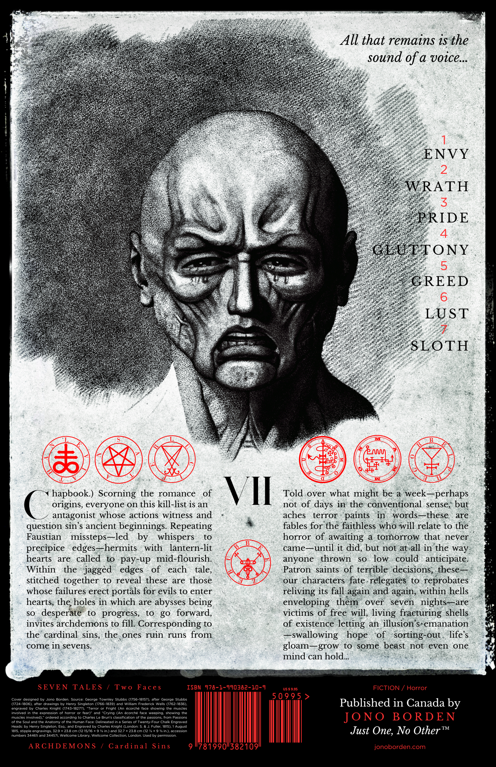 Jono Borden - Prologue to an Echo (Back Cover)