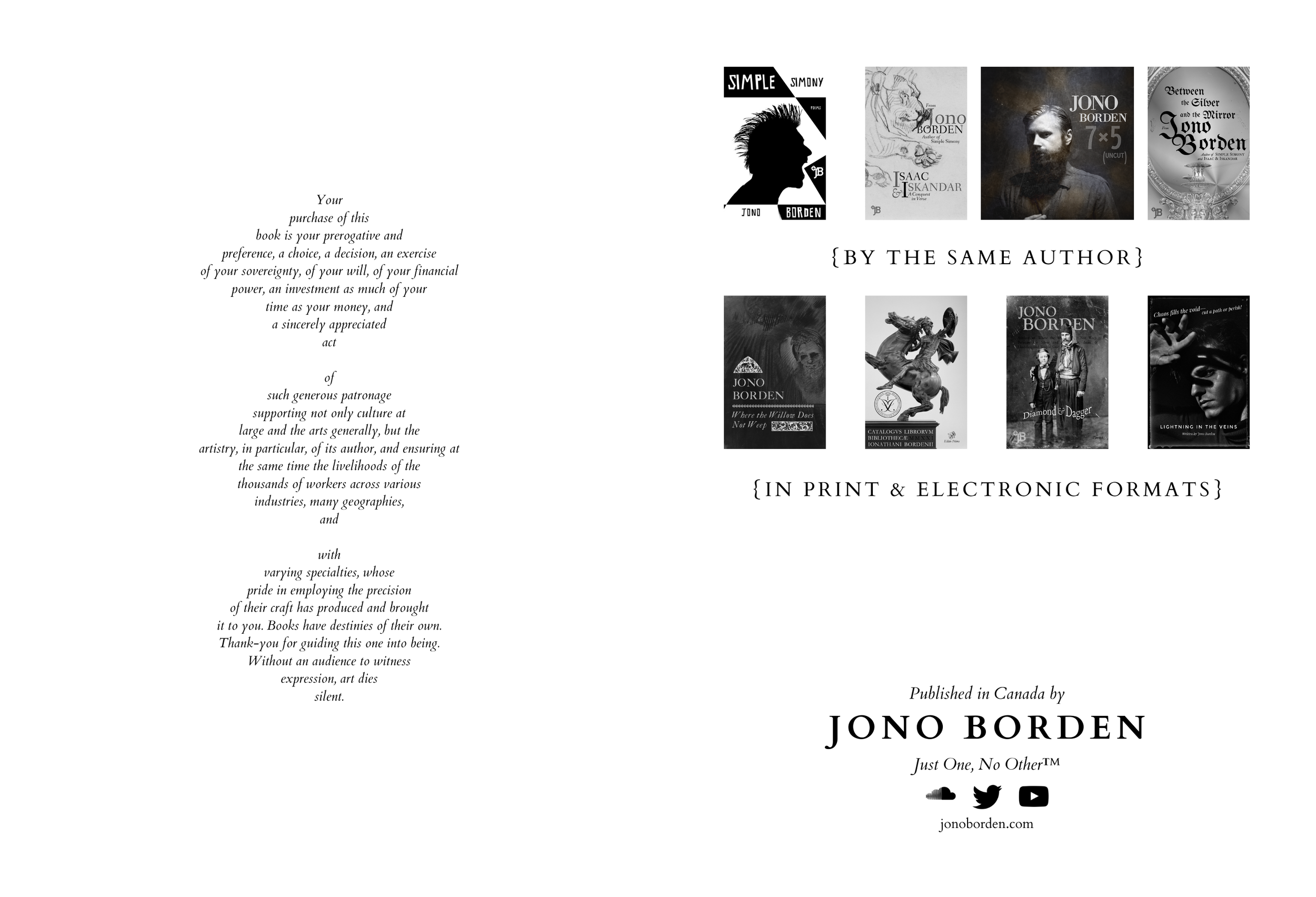 Jono Borden - Cor Hydrae (Advertisement Spread)