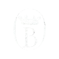 Monogram and personal seal of the poet Lord Byron, depicting an elegant capital letter 'B' with a baron's crown on top, enclosed in an oval border.
