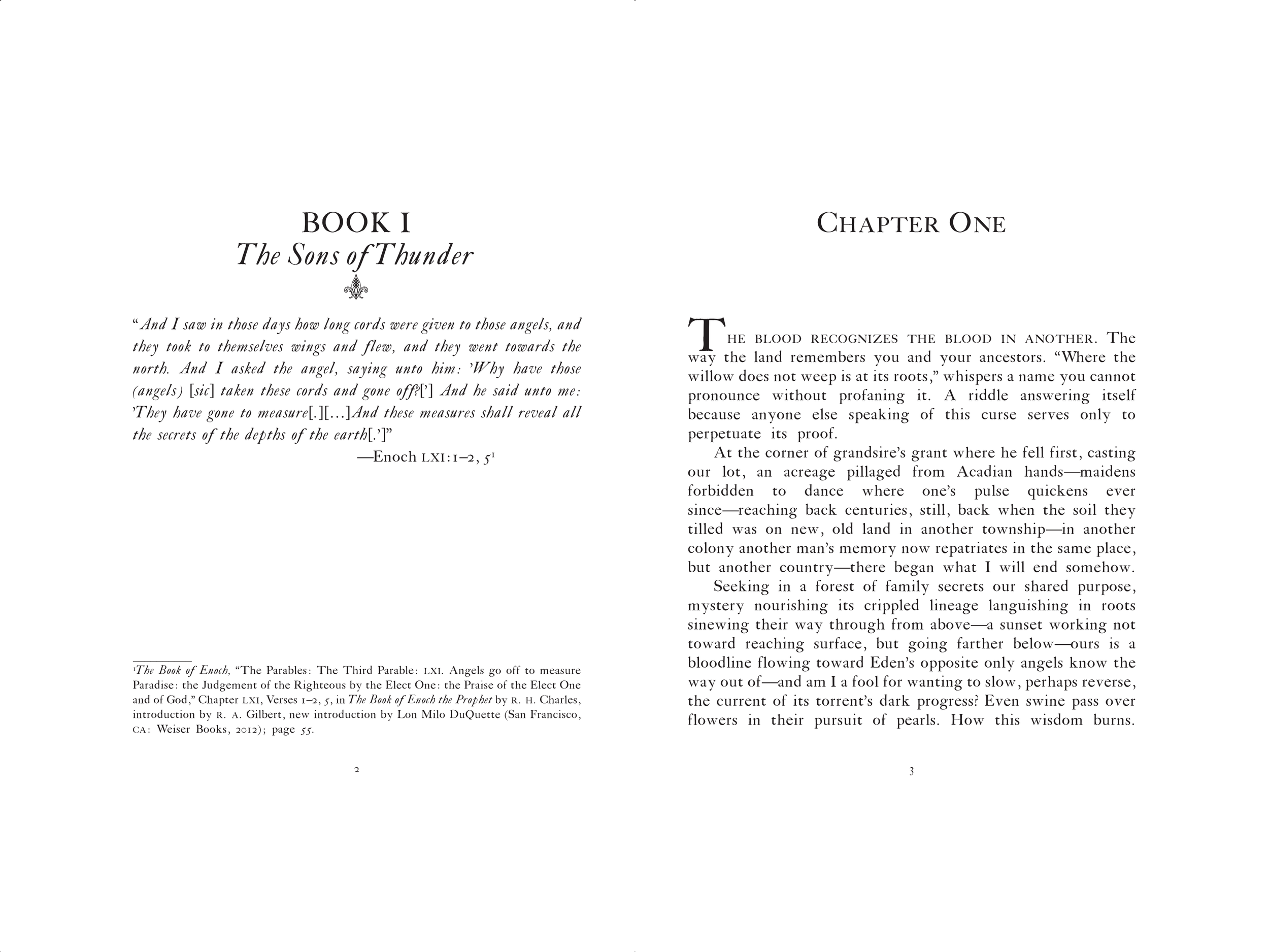 Jono Borden - Where the Willow Does Not Weep (Book I - Chapter One Excerpt Spread)