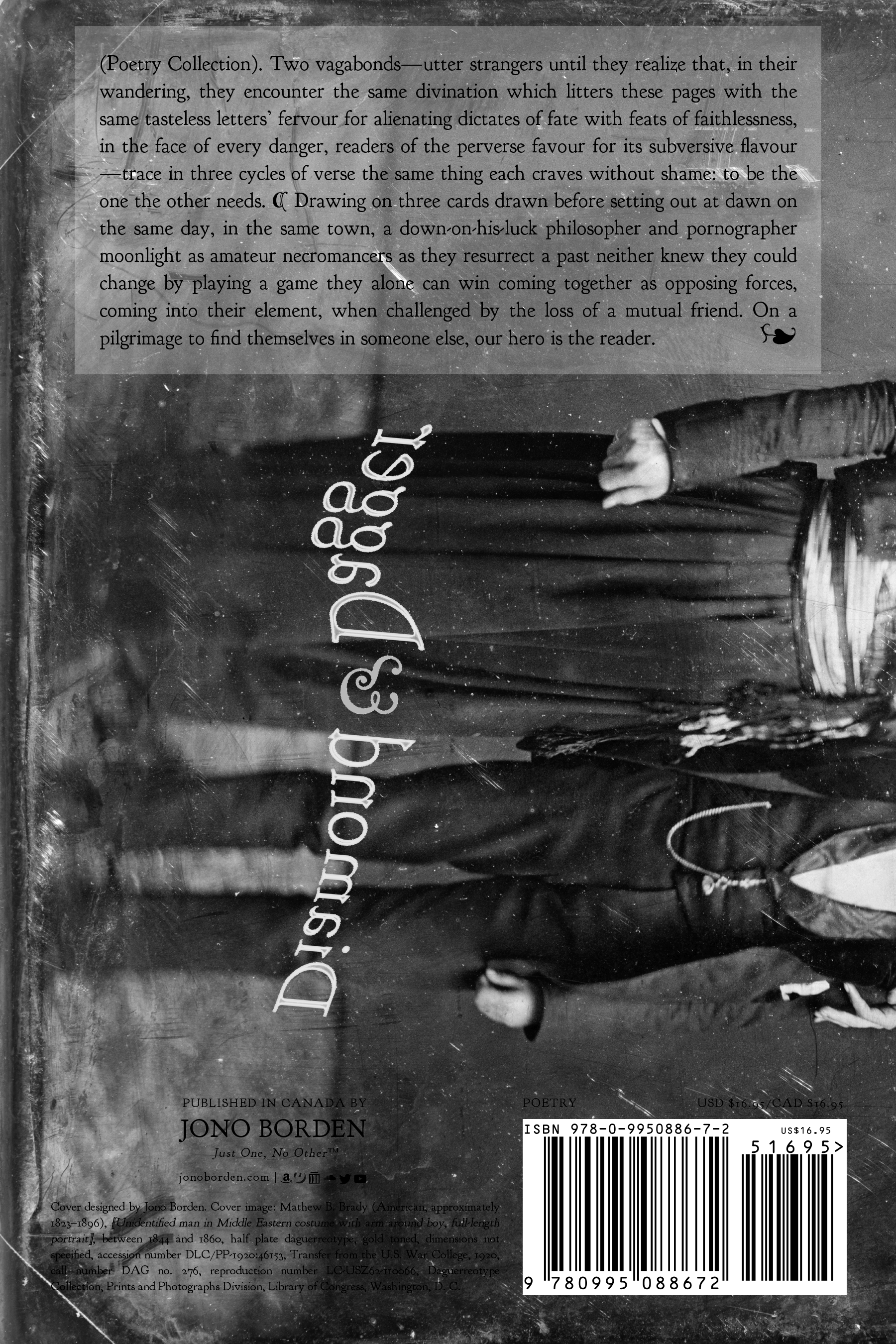 Jono Borden - Diamond and Dagger (Back Cover)