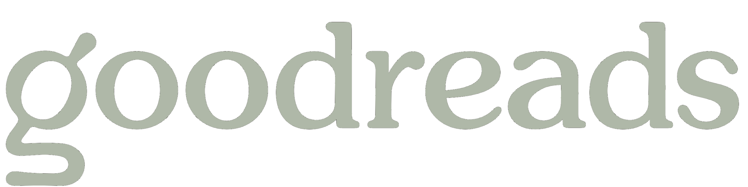 The word 'goodreads' written in large lowercase letters.
