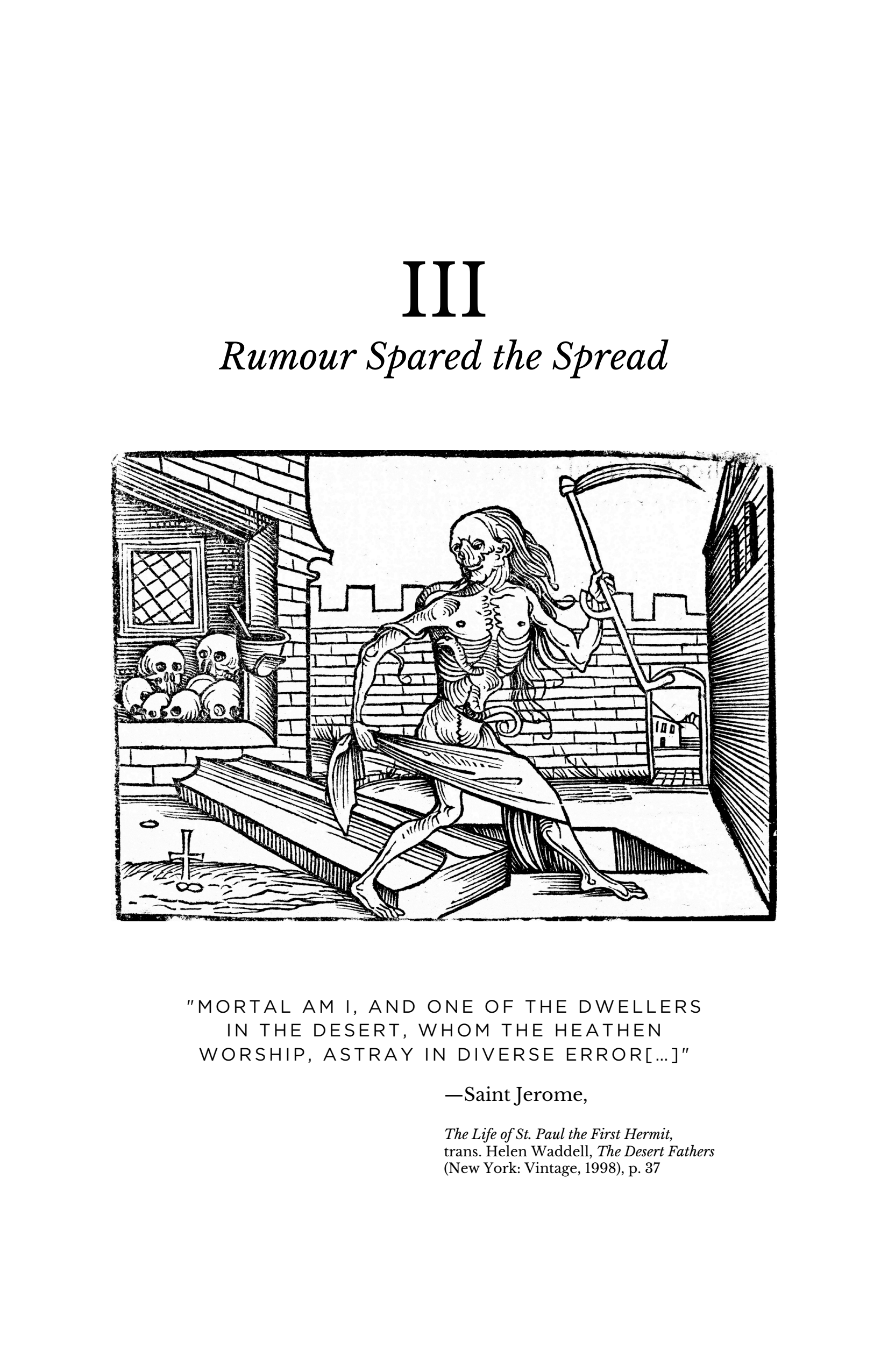 Jono Borden - Prologue to an Echo (Chapter III Title Page)