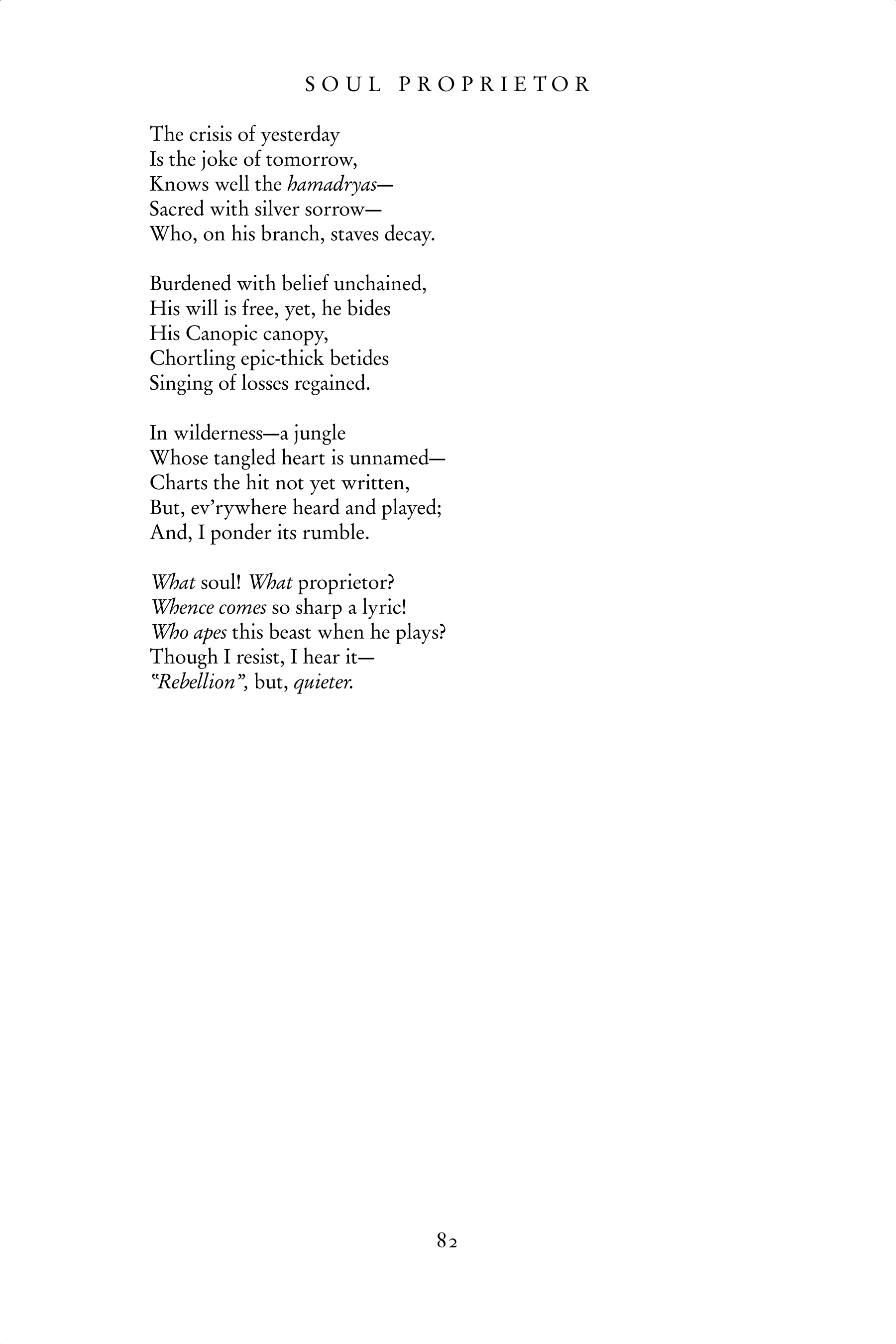 Jono Borden - Simple Simony (Poem - Soul Proprietor)