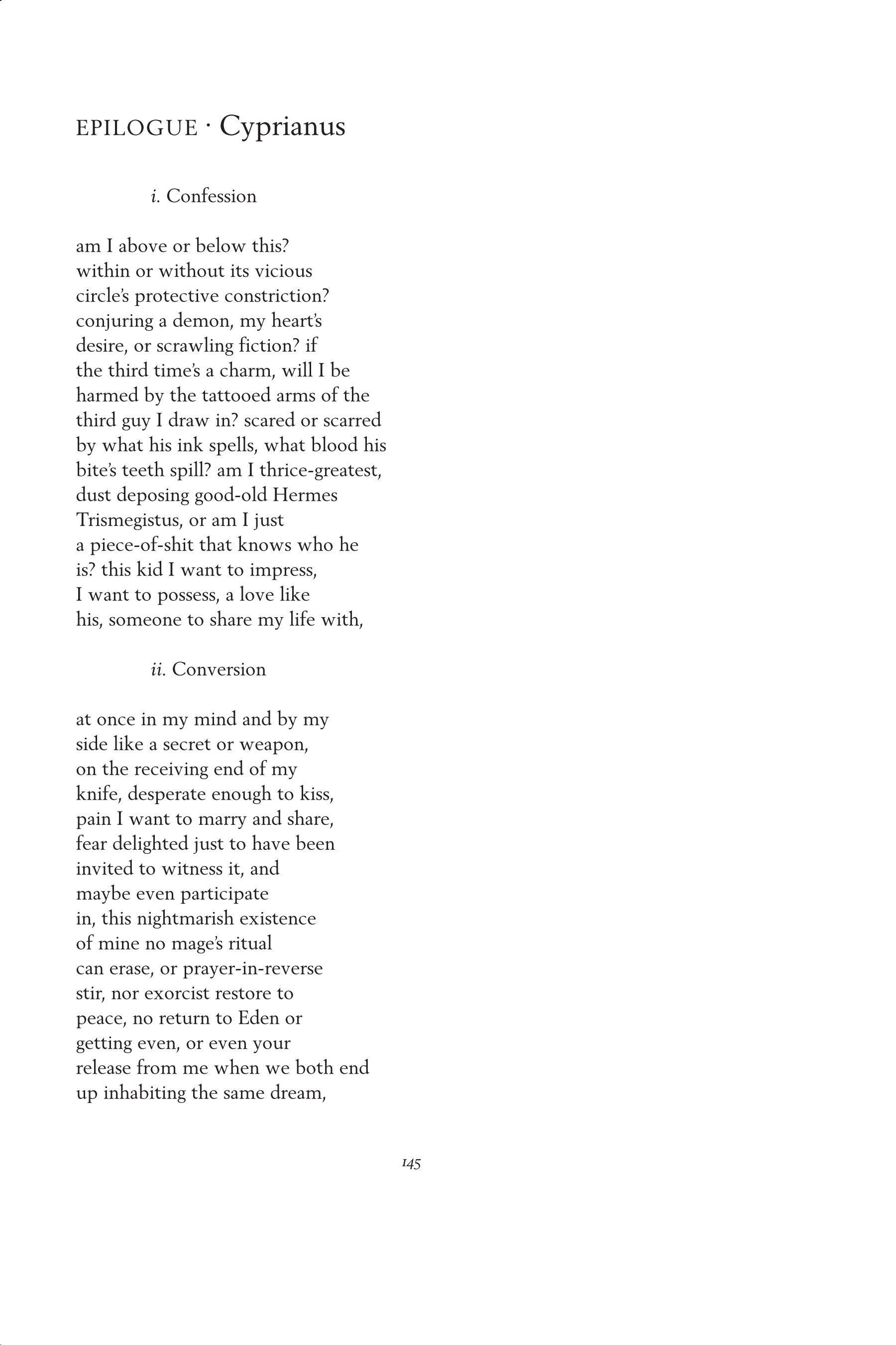 Jono Borden - Between the Silver and the Mirror (Poem Excerpt - Cyprianus)