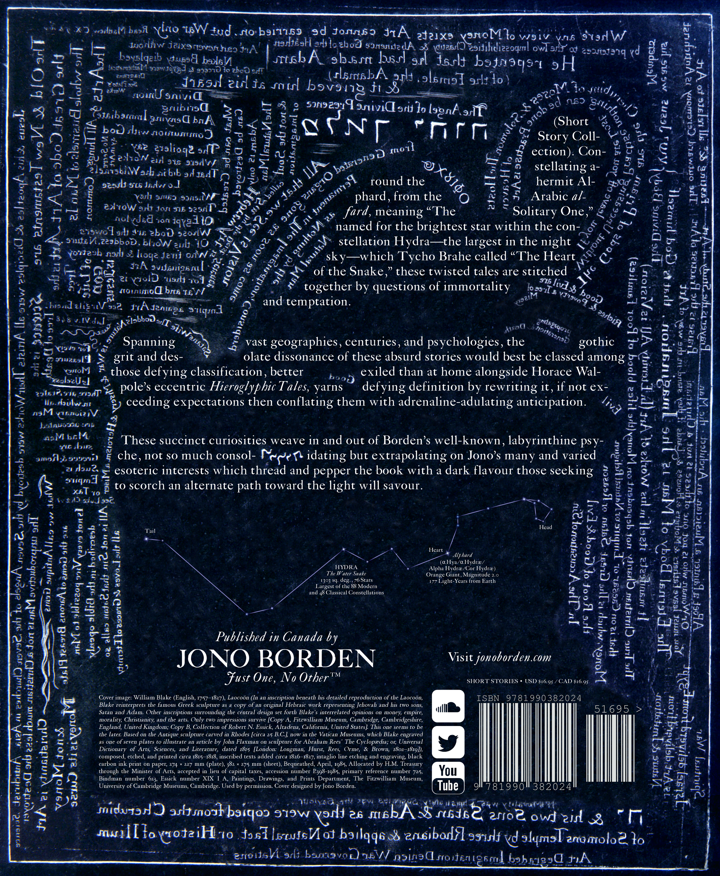 Jono Borden - Cor Hydrae (Back Cover)