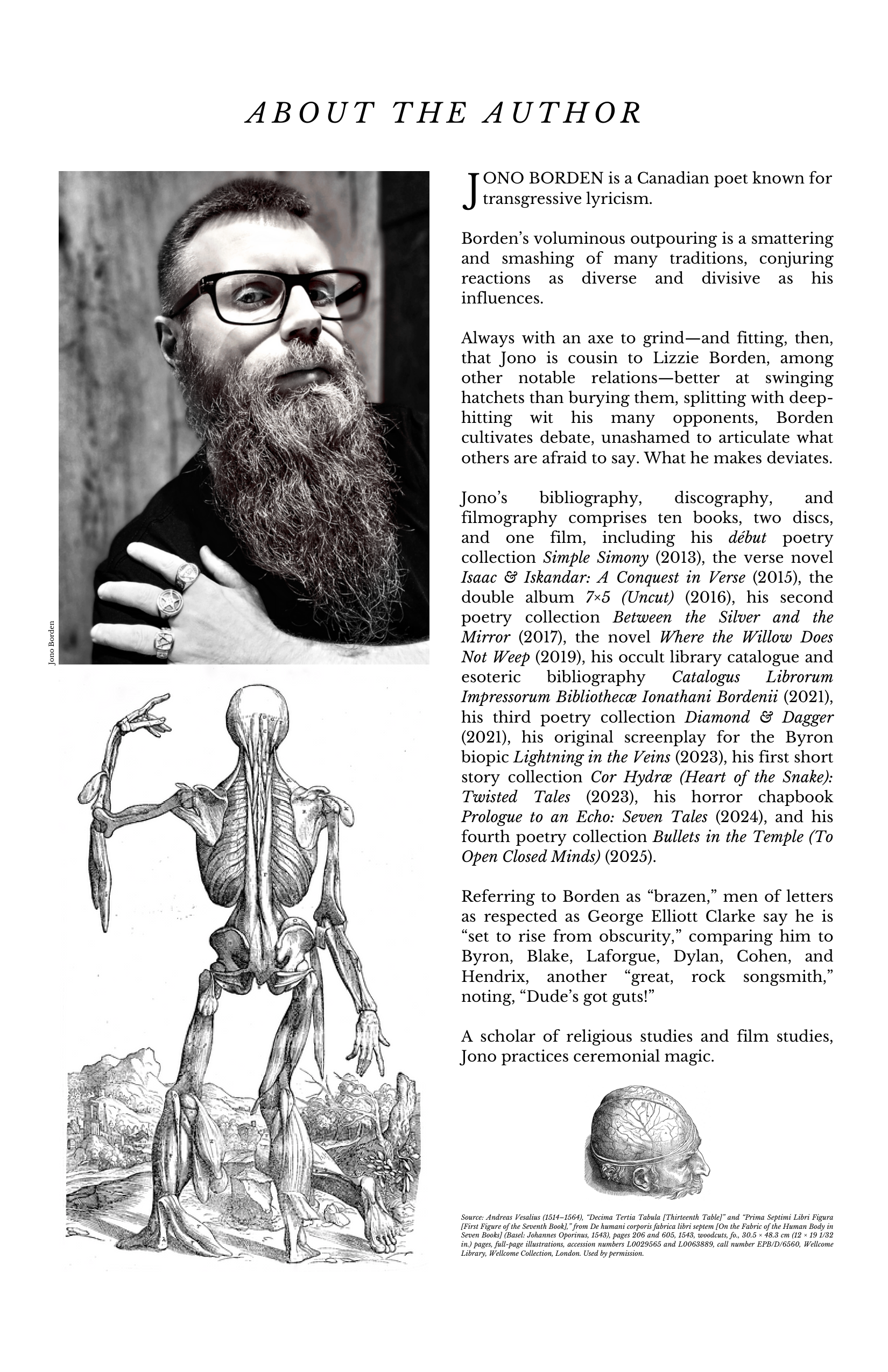 Jono Borden - Prologue to an Echo (About the Author Page)