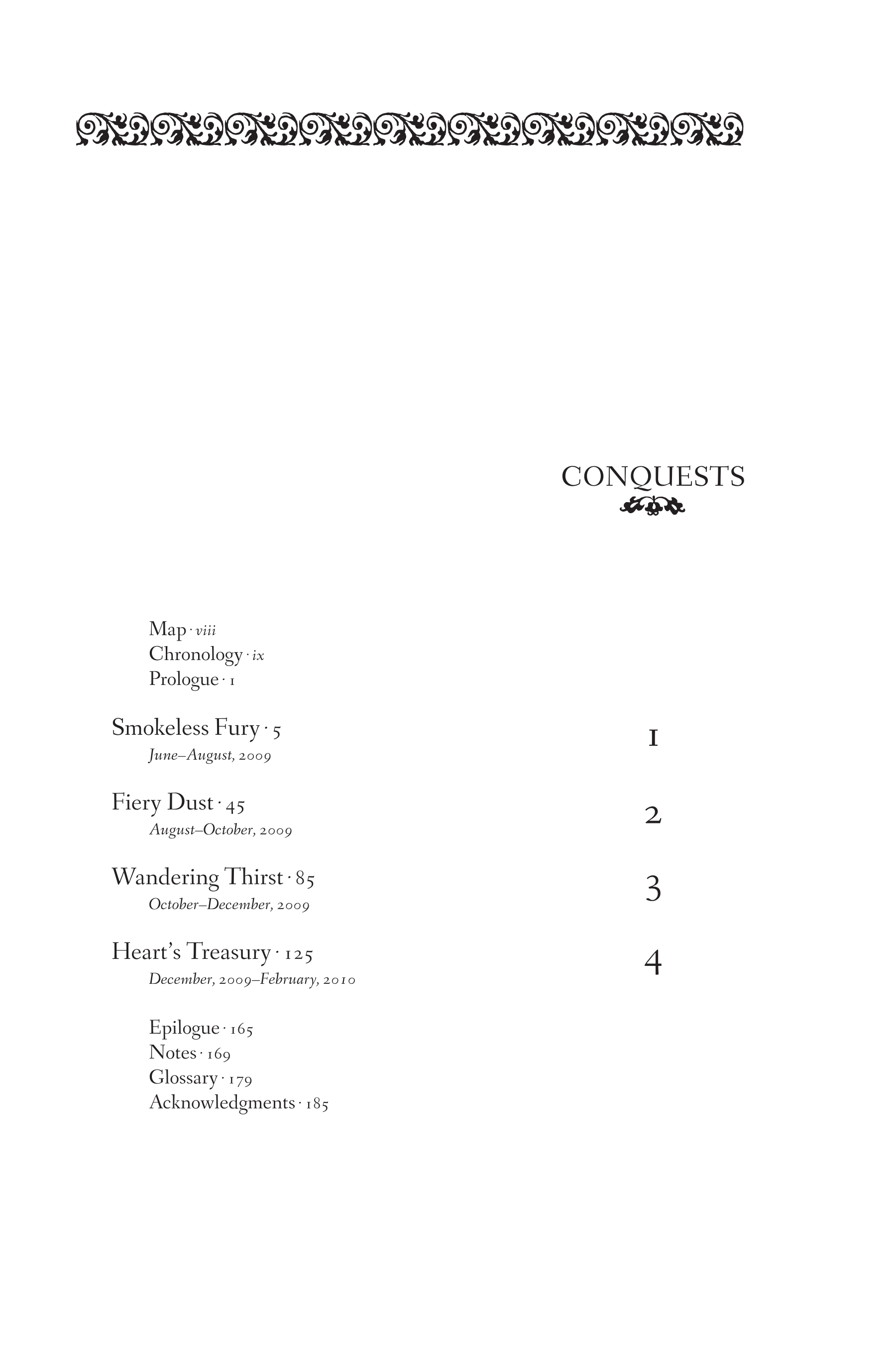 Jono Borden - Isaac and Iskandar (Table of Contents)