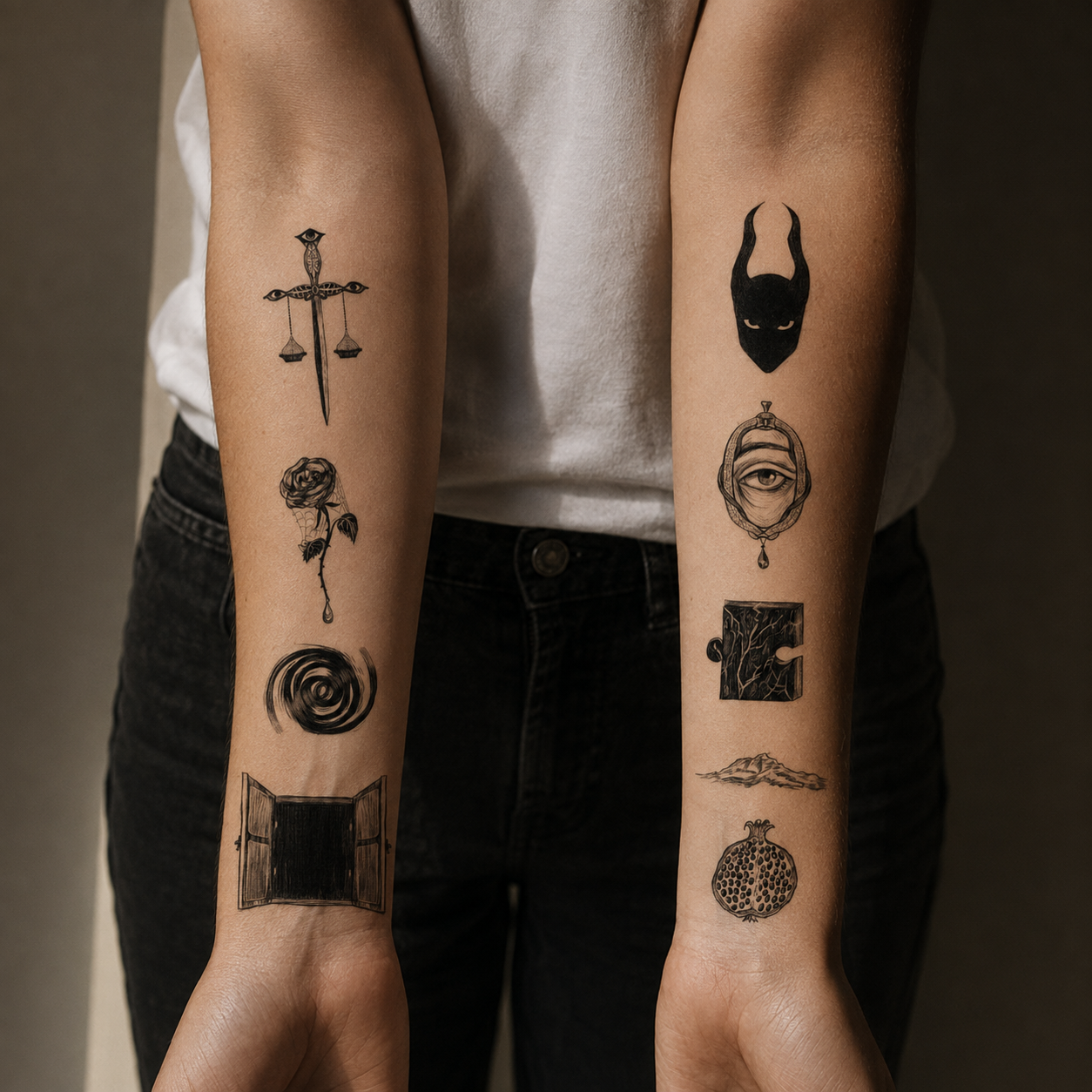 Night Sea Journey Tattoos