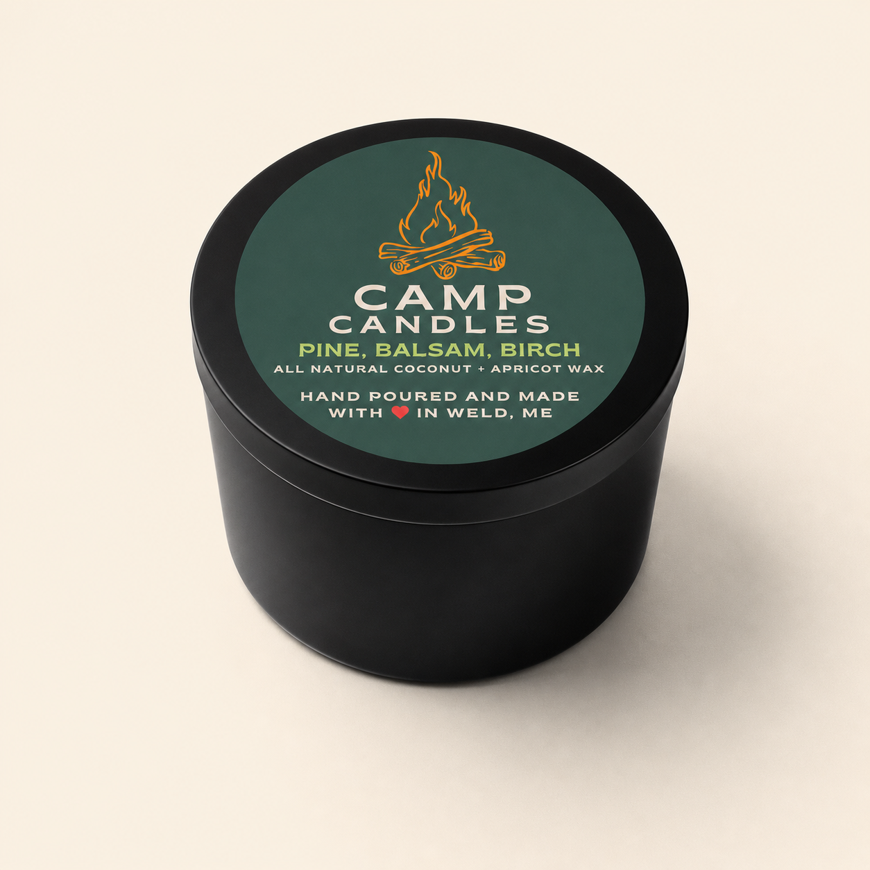 Camp Candles: Pine, Balsam, Birch